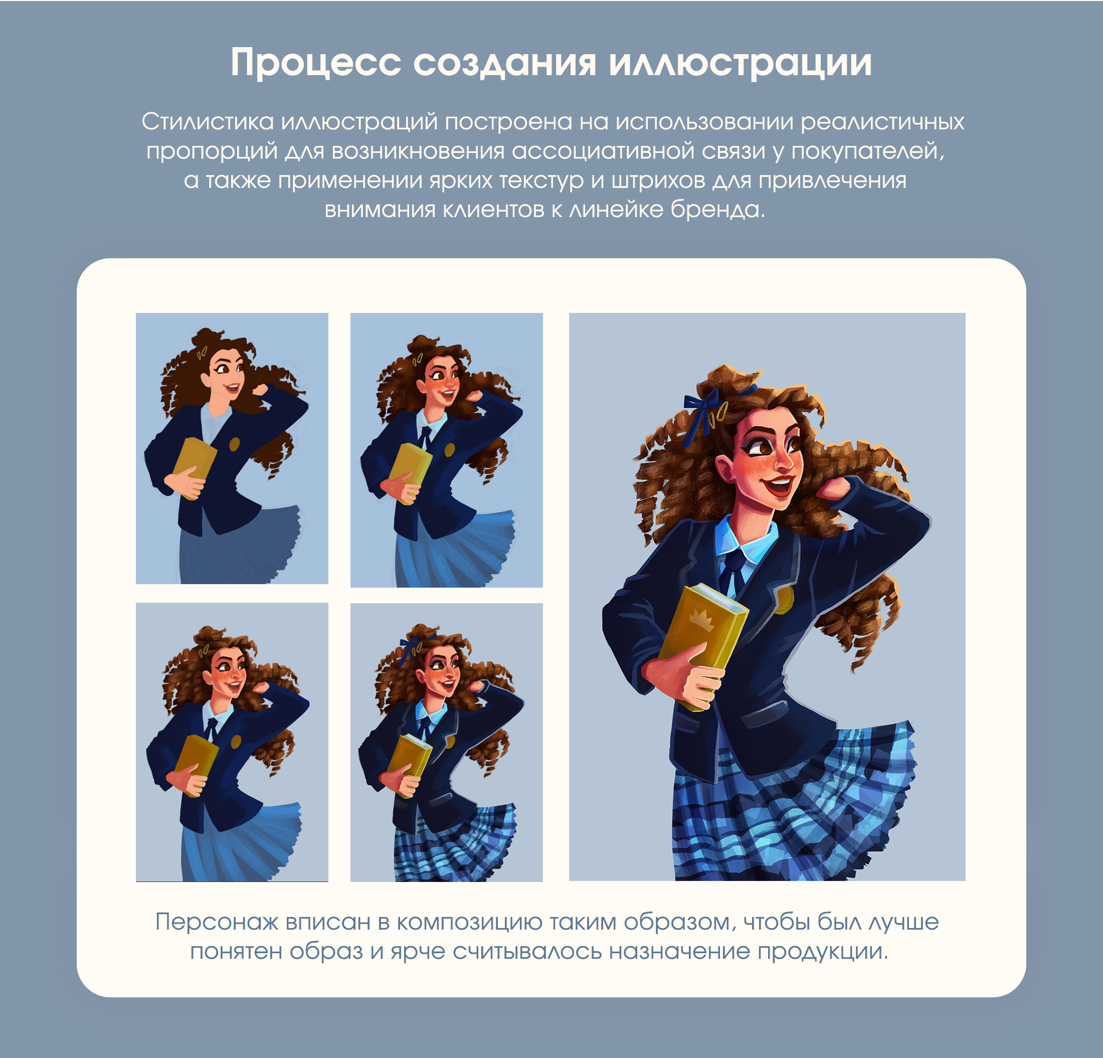 Иллюстрации для бренда "Кудри" — Изображение №5 — Брендинг, Иллюстрация на Dprofile