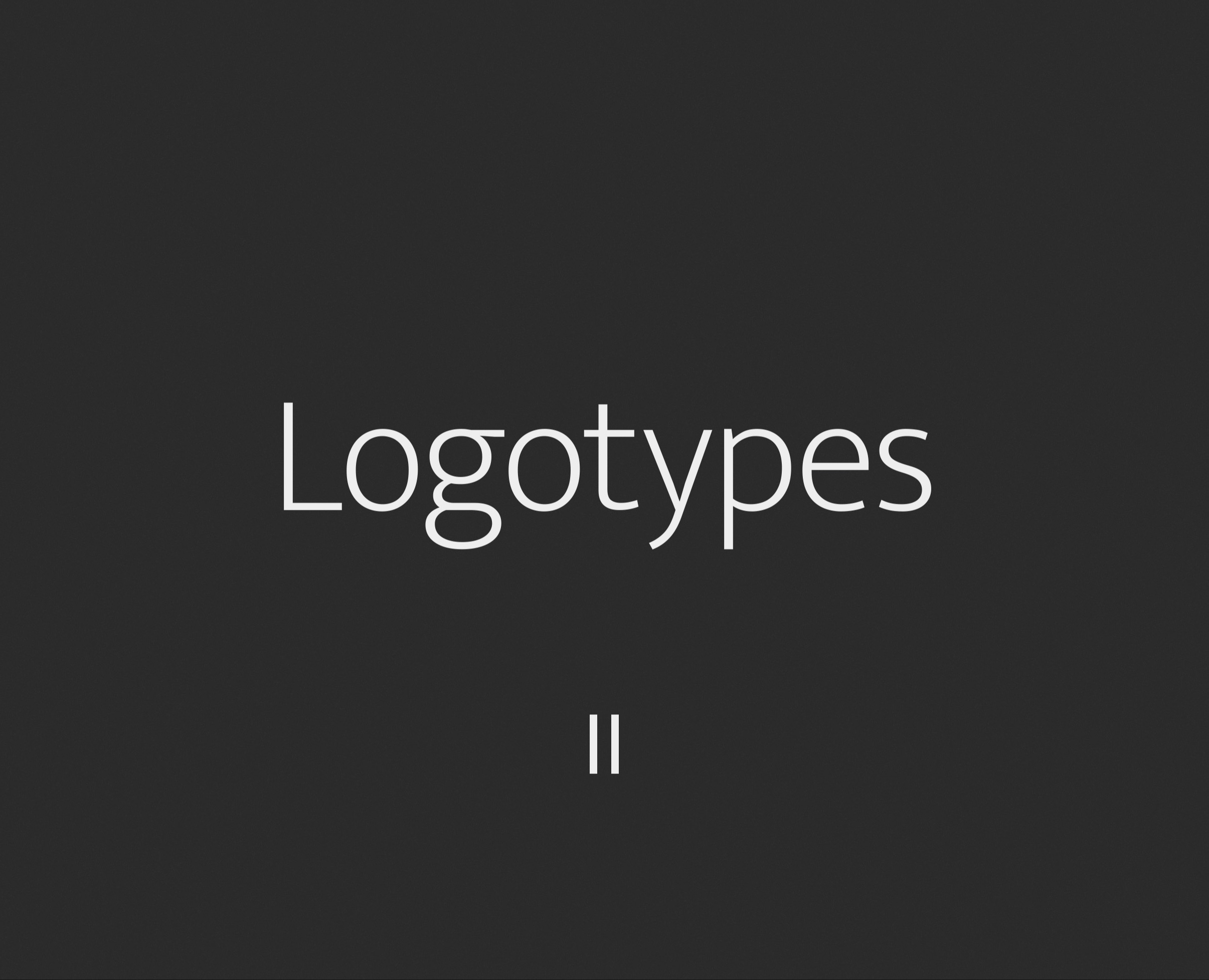 Logotypes II — Брендинг, Графика на Dprofile