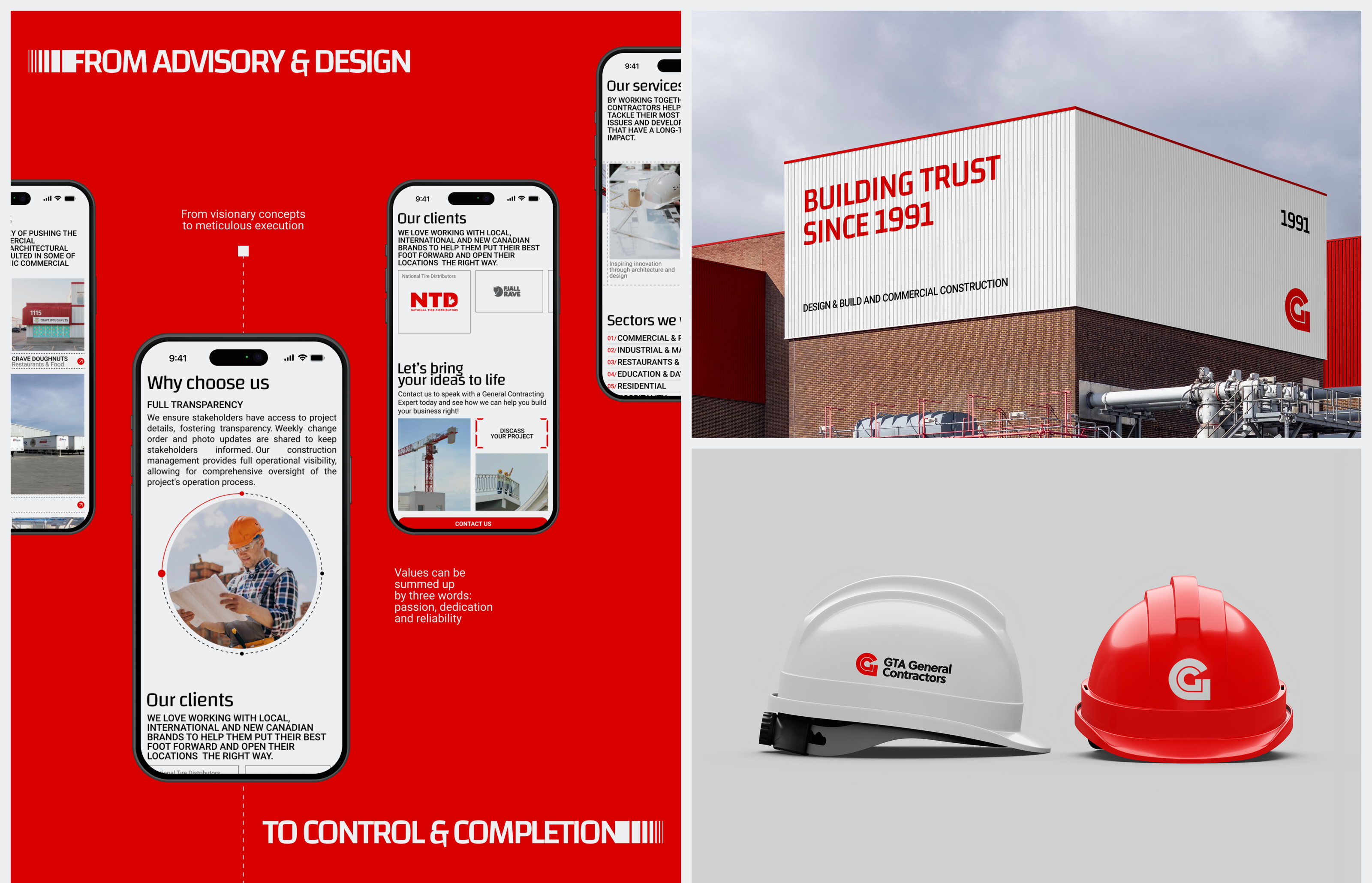 GTA General Contractors | Corporate website | Redesign — Изображение №6 — Интерфейсы на Dprofile