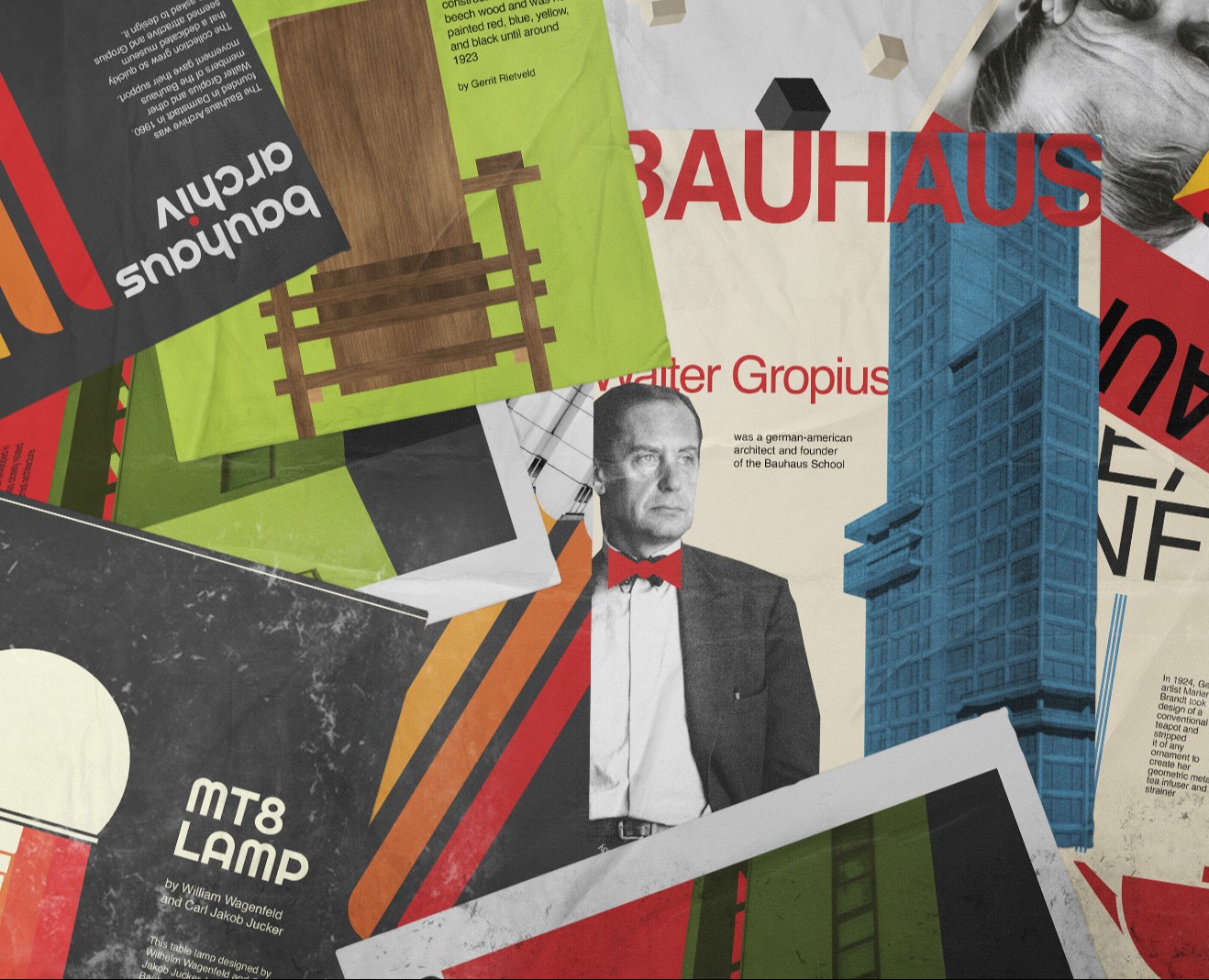 BAUHAUS SCHOOL: Рекламные постеры — Графика на Dprofile