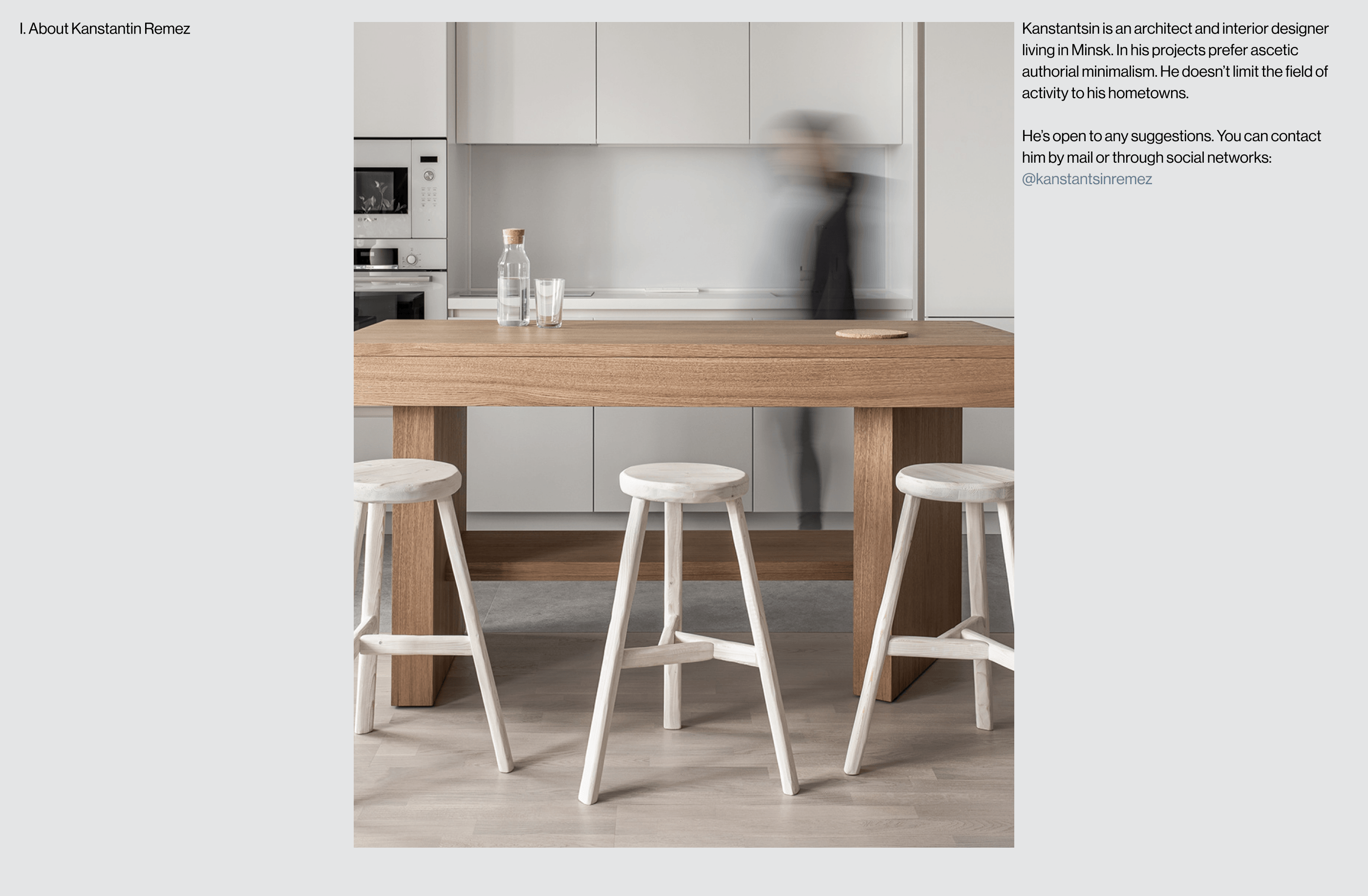 Architect Website | For K.Remez — Изображение №2 — Интерфейсы на Dprofile