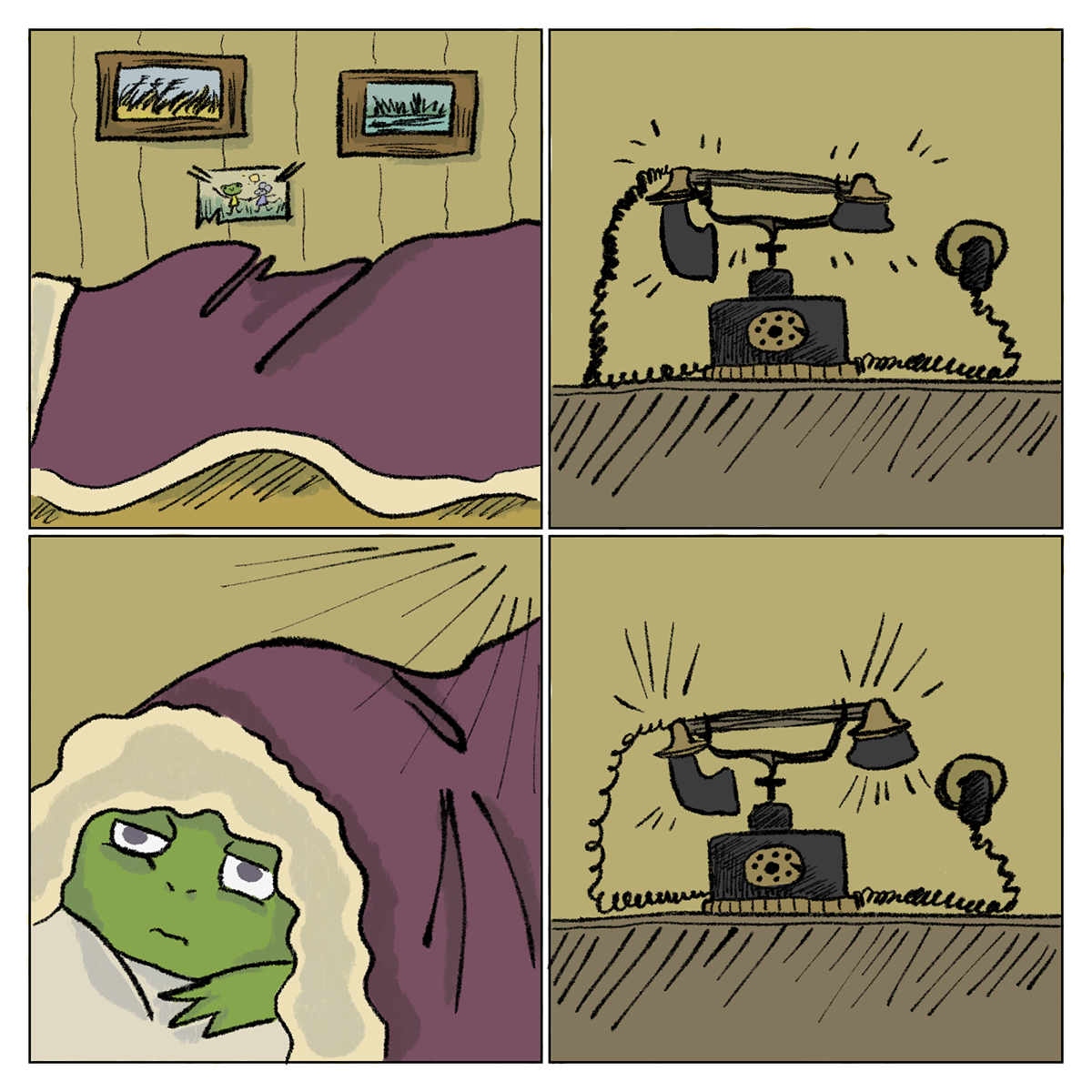Комикс "Мелочи жизни маленькой лягушки" — Изображение №1 — Иллюстрация на Dprofile