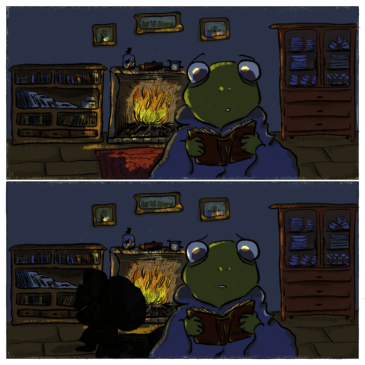 Комикс "Мелочи жизни маленькой лягушки" — Изображение №5 — Иллюстрация на Dprofile