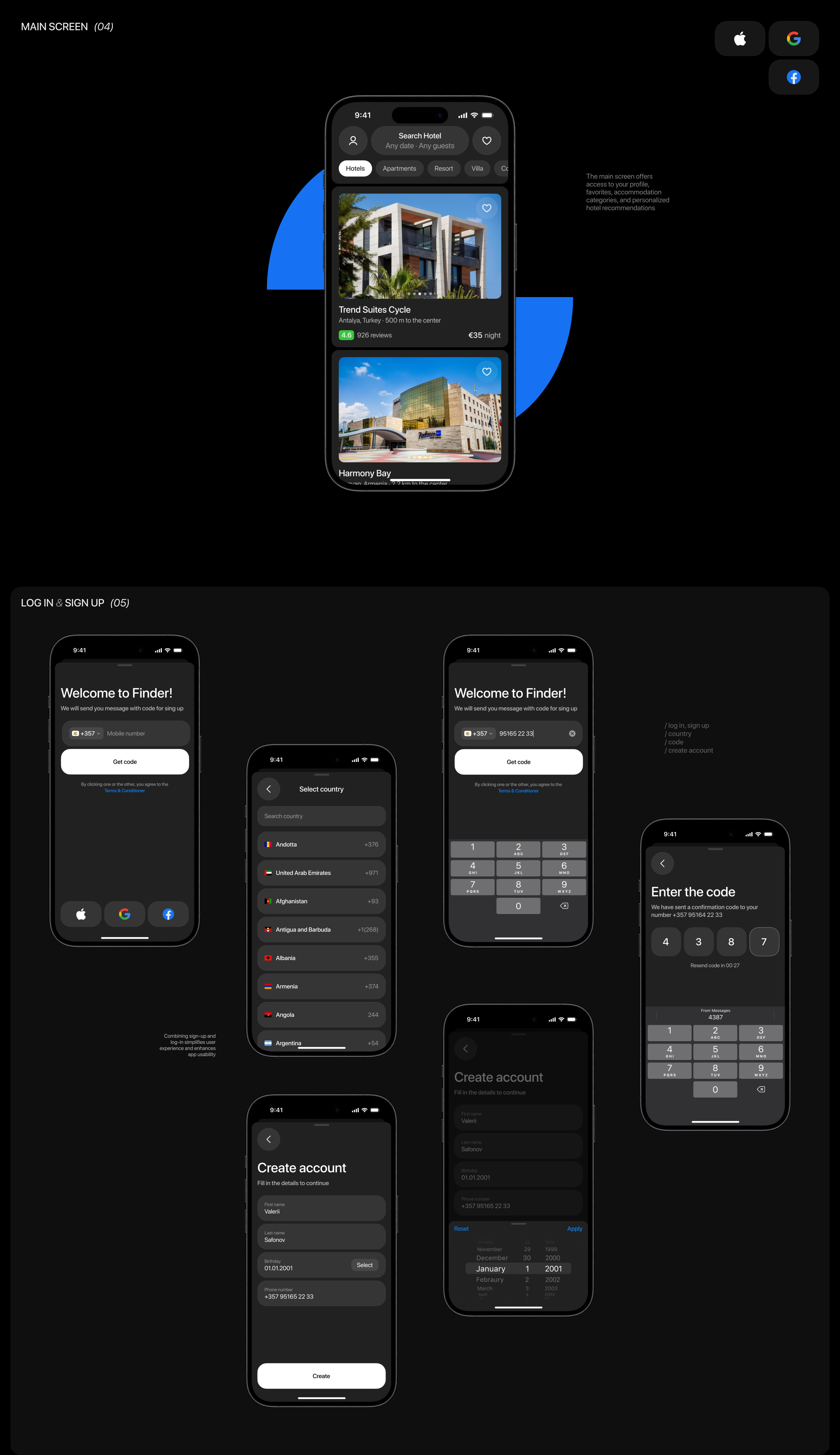 Finder • Mobile App — Изображение №4 — Интерфейсы на Dprofile
