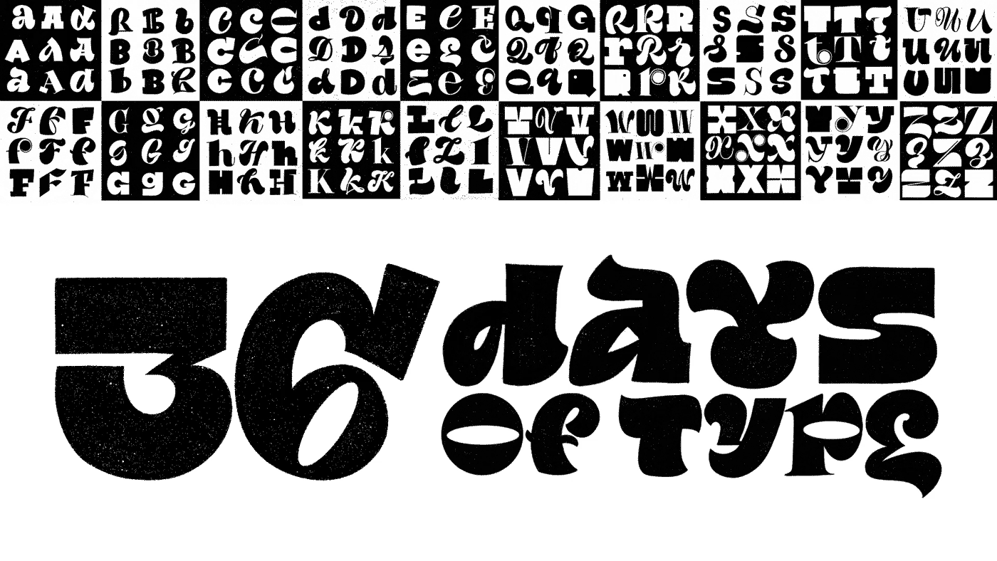 36 Days of type 2021 — Изображение №1 — Графика на Dprofile
