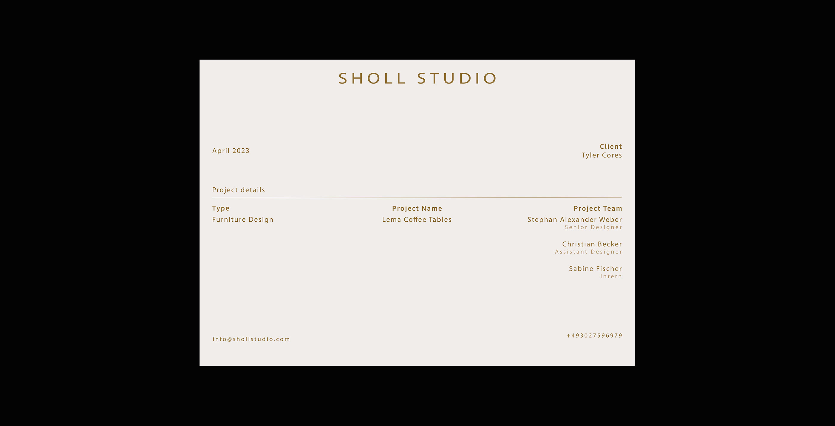 SHOLL STUDIO // brand identity — Изображение №17 — Брендинг, Графика на Dprofile