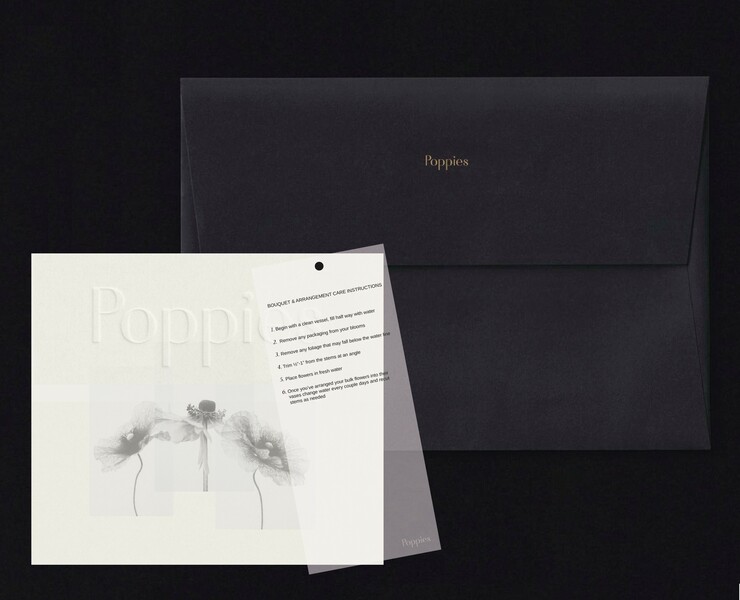 POPPIES flower boutique branding — Брендинг, Графика на Dprofile