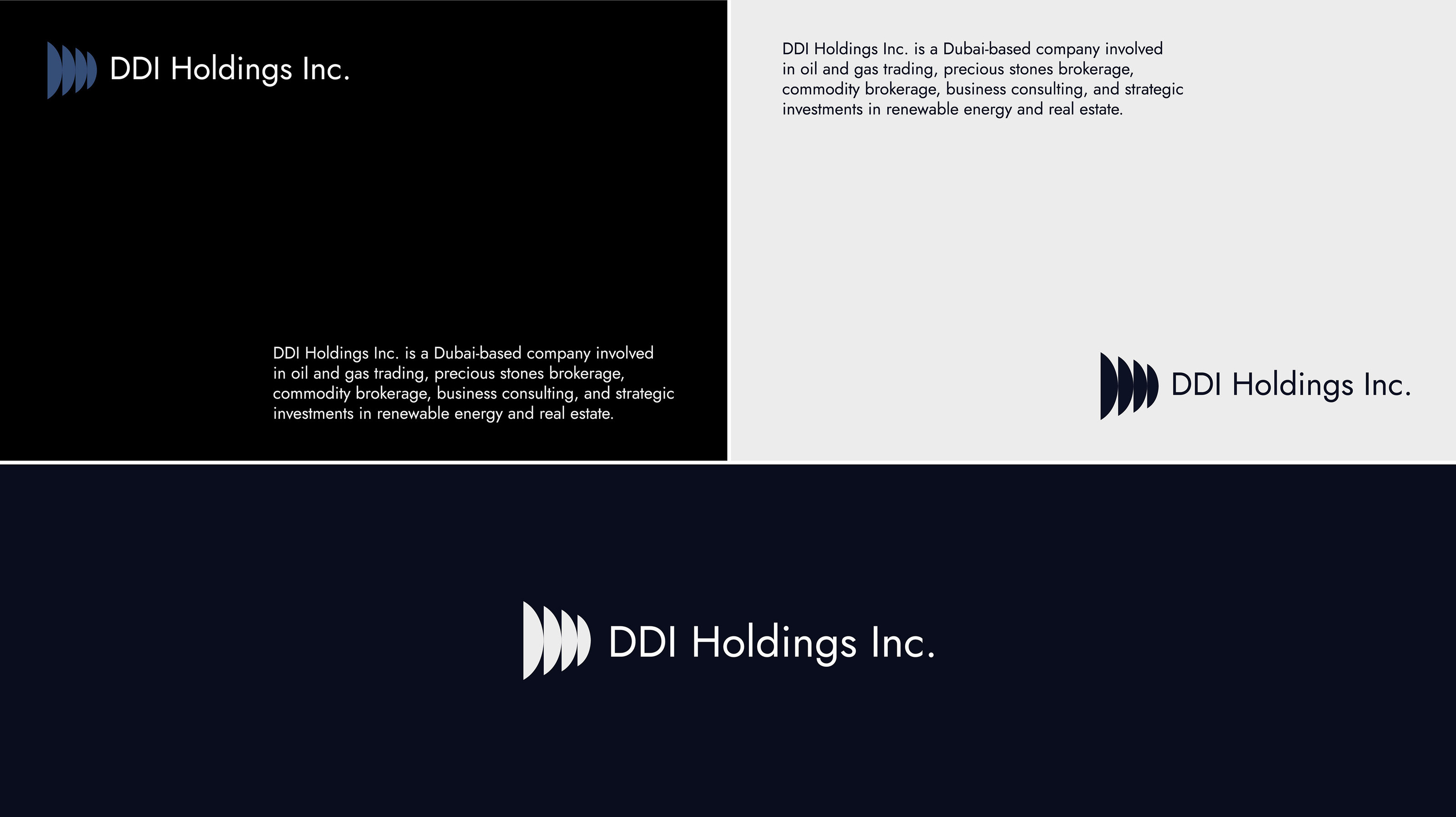 DDI Holdings Inc - Brand Identity, Logo Design — Изображение №6 — Брендинг, Графика на Dprofile
