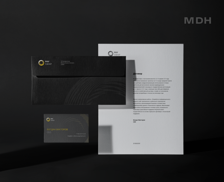 PaySwap // Crypto wallet brand identity by MDH — Брендинг на Dprofile