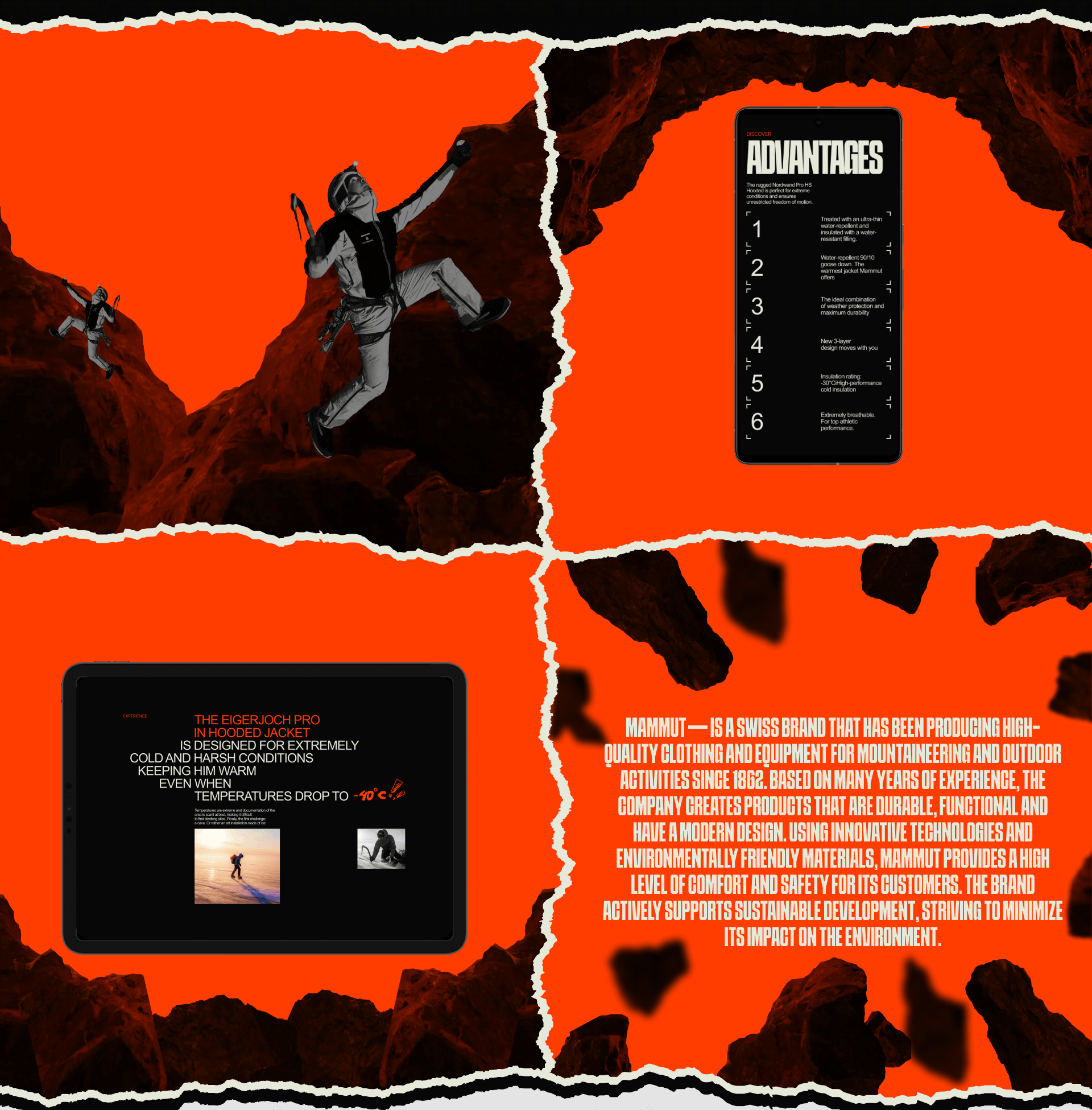 MAMMUT EXPEDITION | Landing page | REdesign — Изображение №4 — Интерфейсы на Dprofile