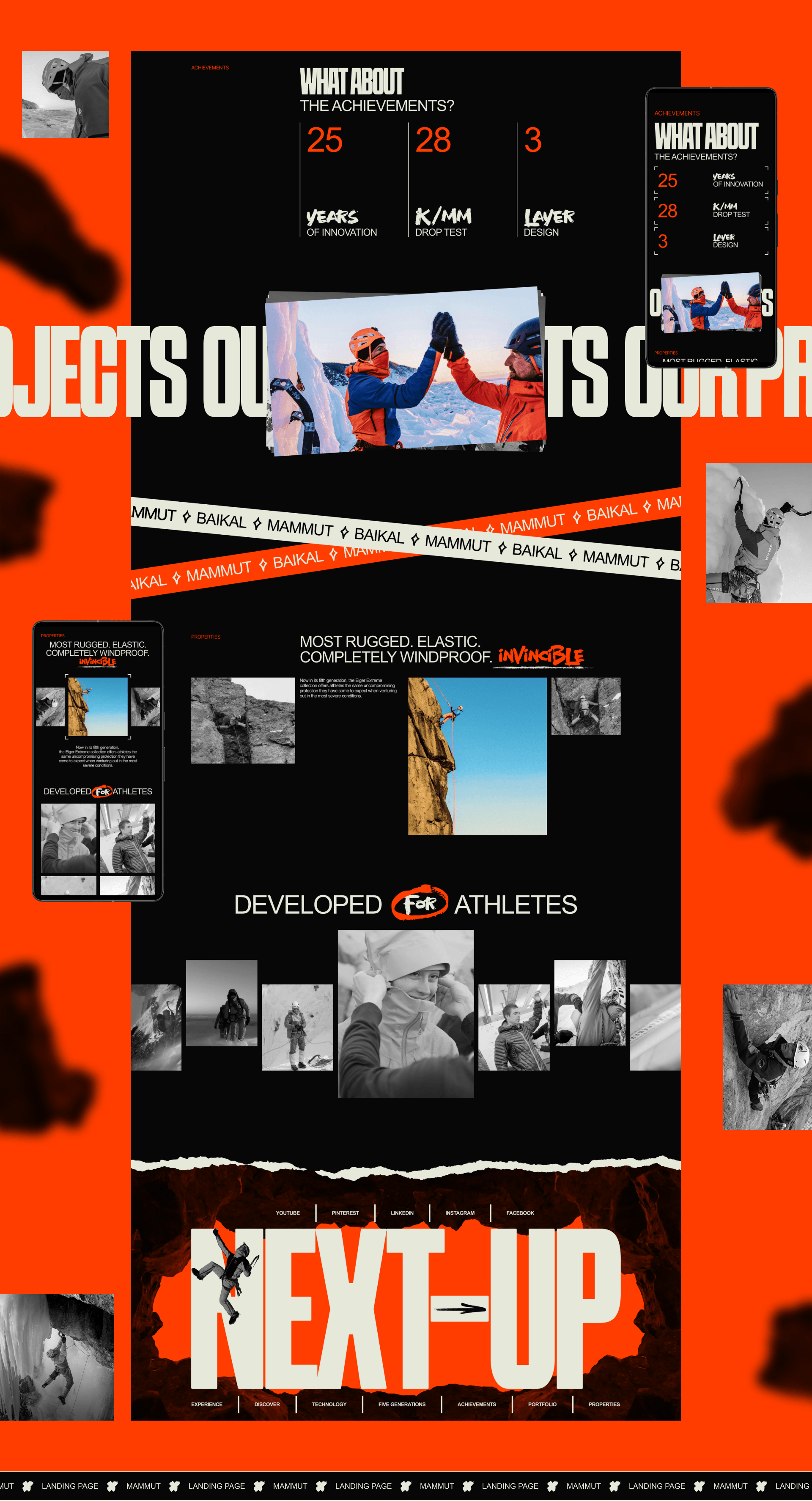 MAMMUT EXPEDITION | Landing page | REdesign — Изображение №6 — Интерфейсы на Dprofile