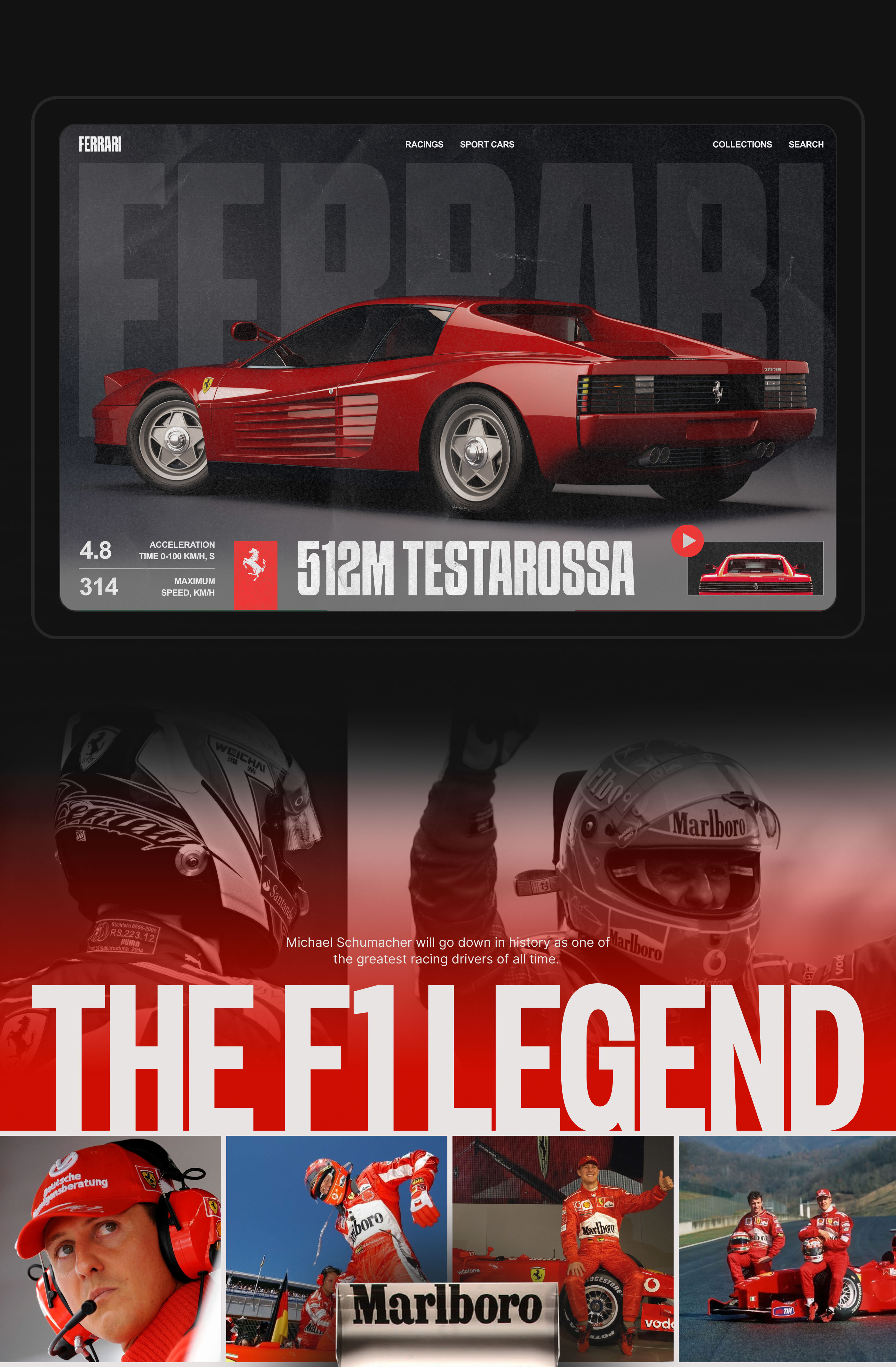 Your speed of success with FERRARI #GOEDUCATION — Изображение №3 — Интерфейсы, Графика на Dprofile