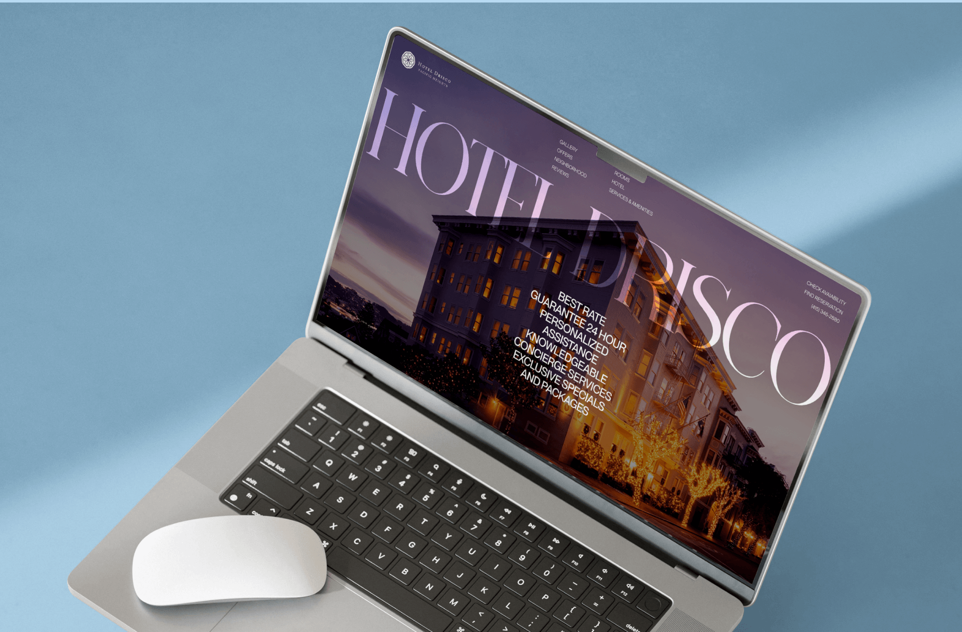 Hotel Drisco | Corporate website redesign — Изображение №4 — Интерфейсы, Брендинг на Dprofile