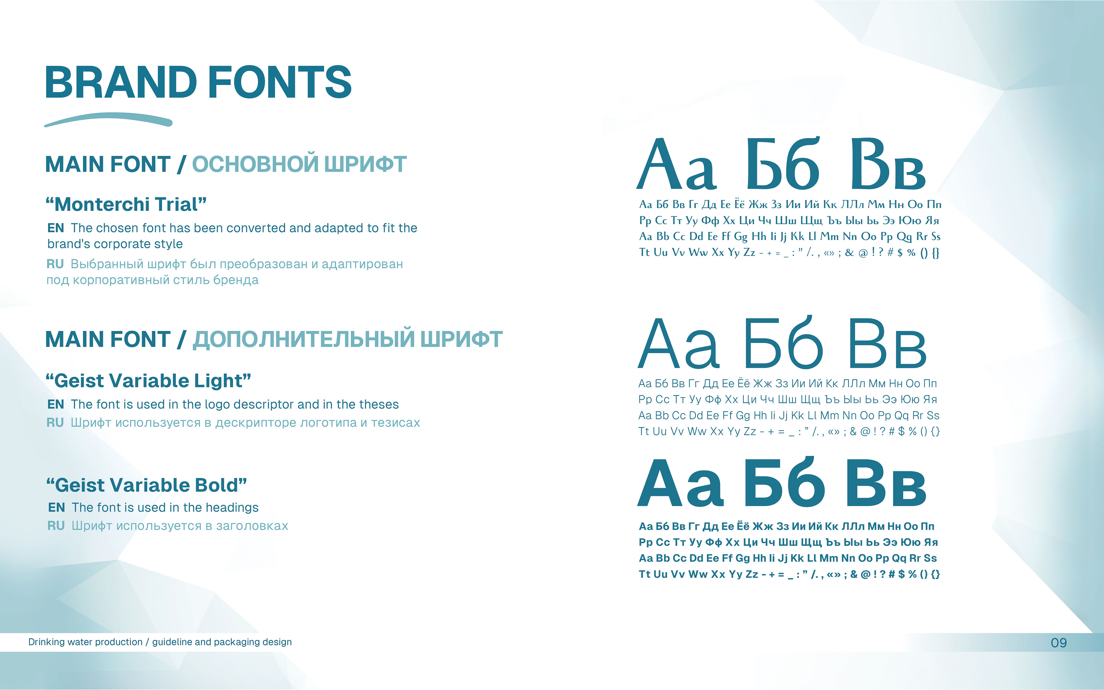 Логотип | Фирменный стиль | Гайдлайн | Бренд питьевой воды — Изображение №10 — Брендинг на Dprofile
