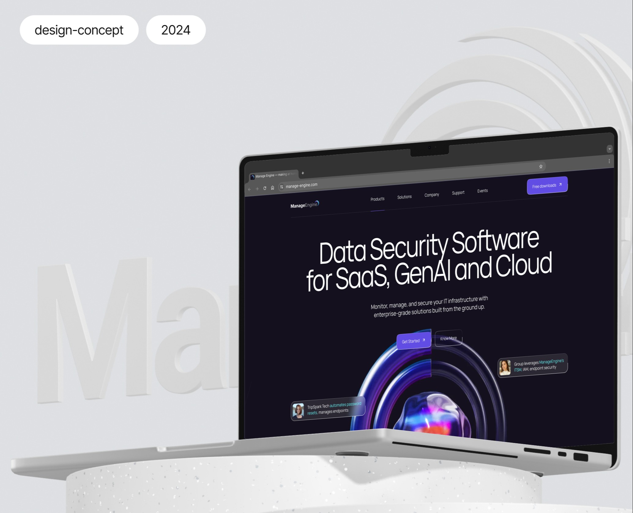 Software managing IT operations | Design and animation — Интерфейсы, Анимация на Dprofile