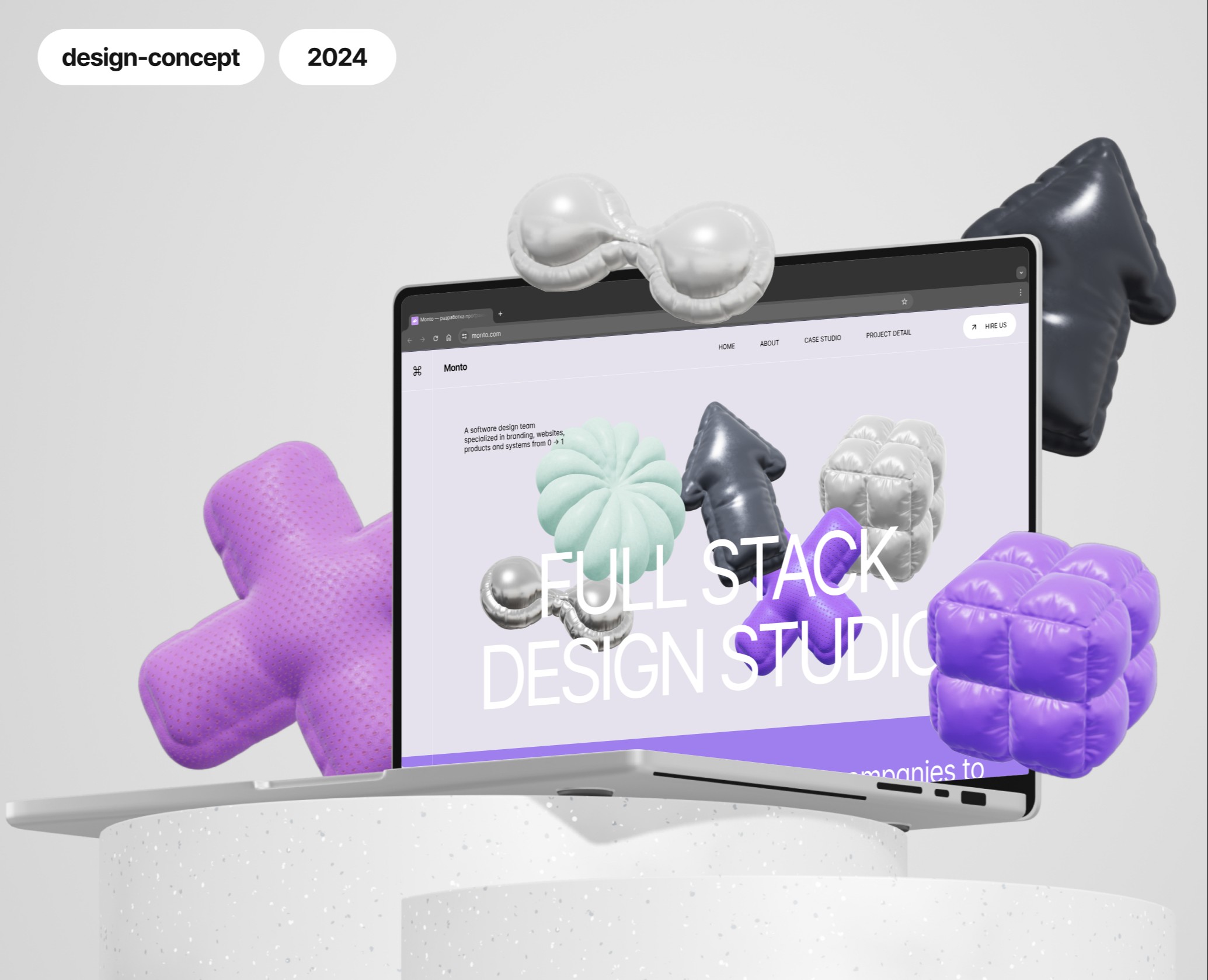 Software development Monto | Design and animation — Интерфейсы, Анимация на Dprofile