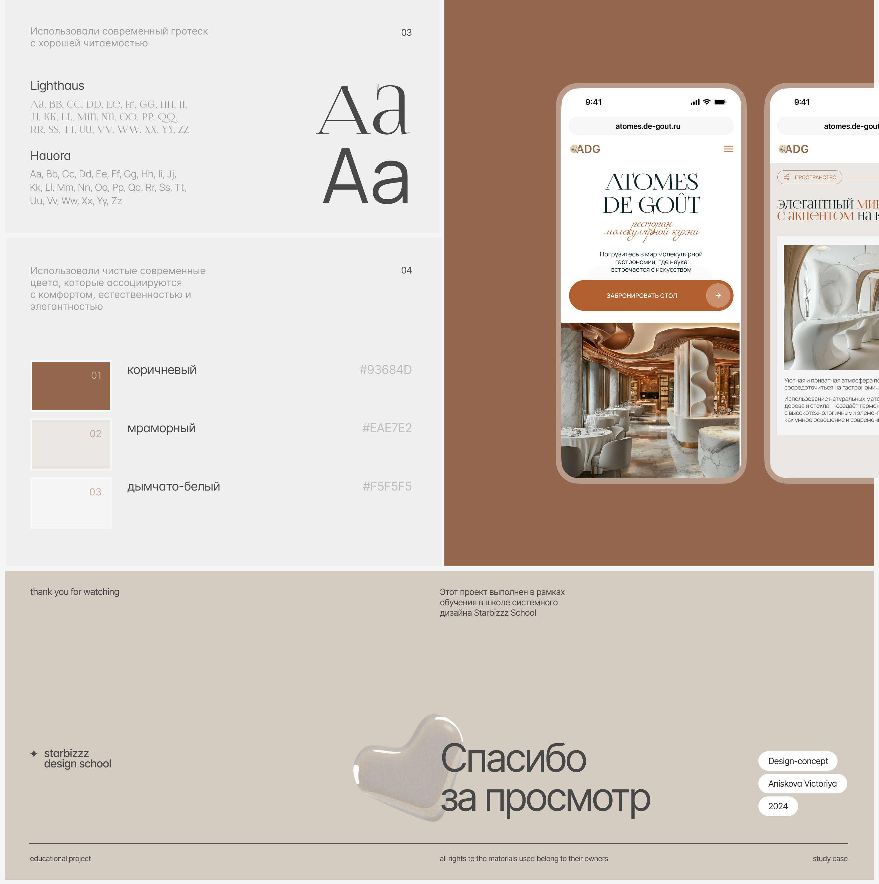 Landing page for a Molecular restaurant — Изображение №7 — Интерфейсы, Анимация на Dprofile