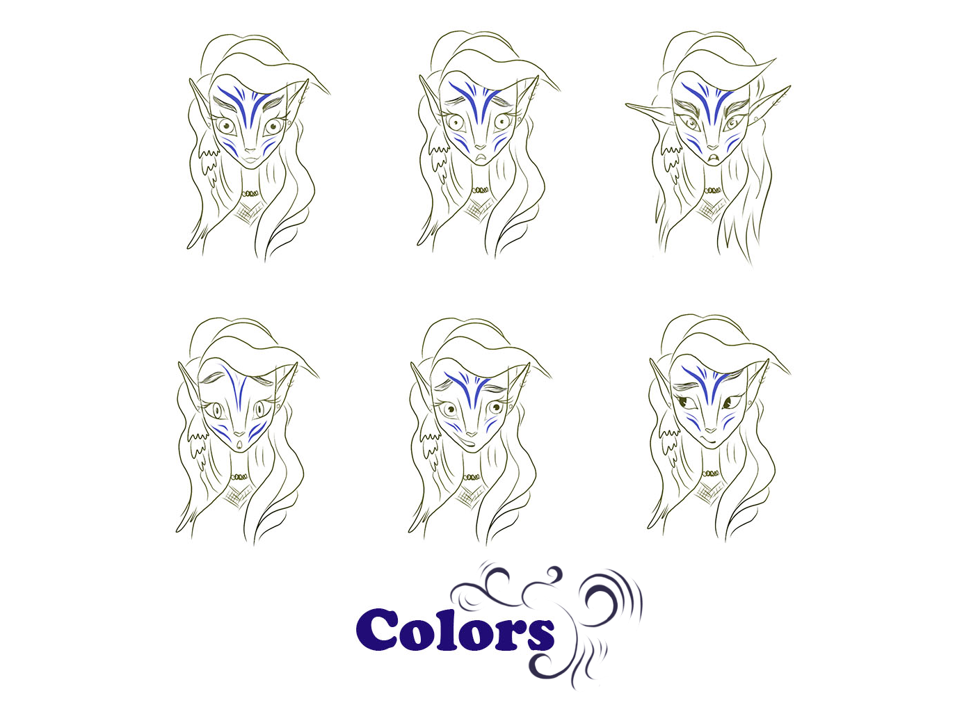 Character Design Avatar fan art — Изображение №2 — Иллюстрация на Dprofile