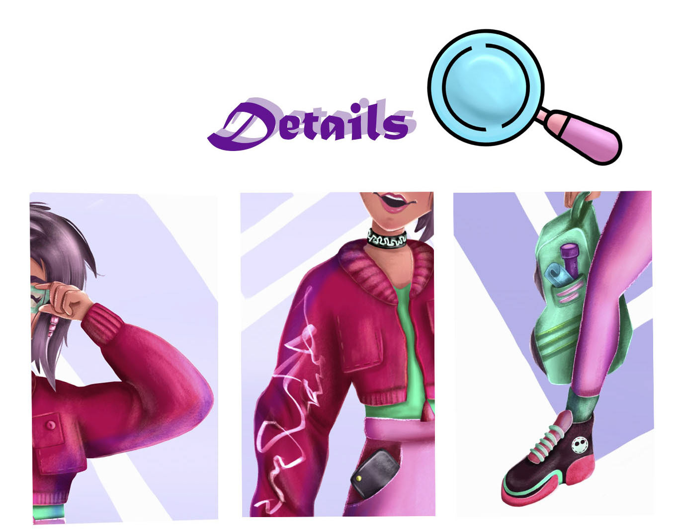 Character design spy girl — Изображение №6 — Иллюстрация на Dprofile