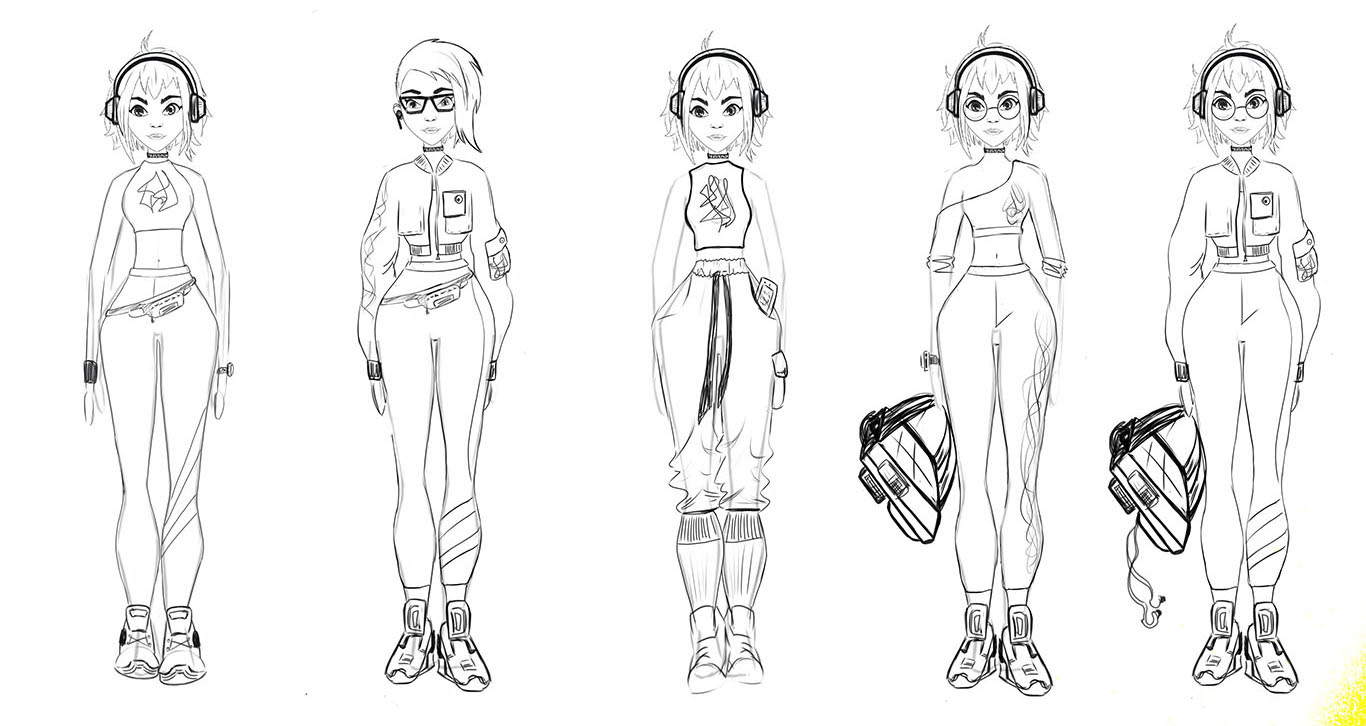 Character design spy girl — Изображение №3 — Иллюстрация на Dprofile