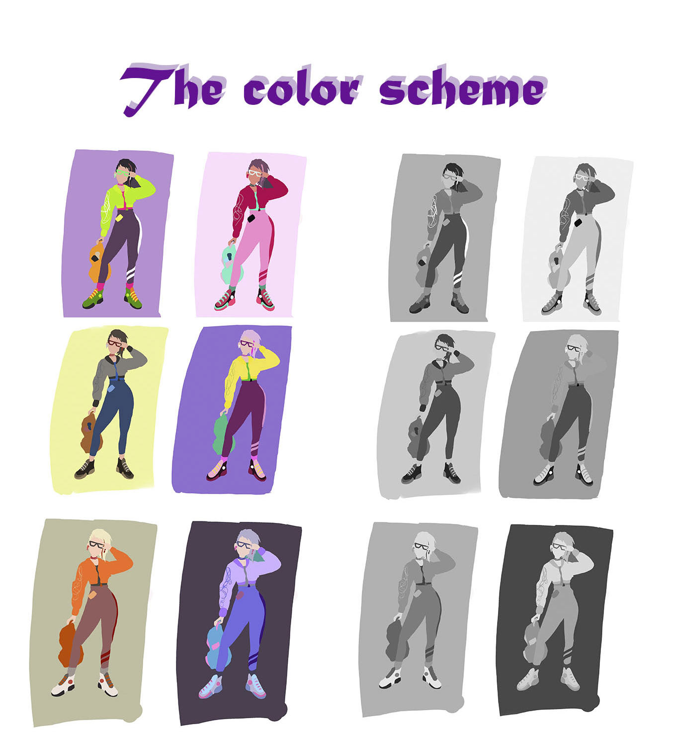 Character design spy girl — Изображение №5 — Иллюстрация на Dprofile