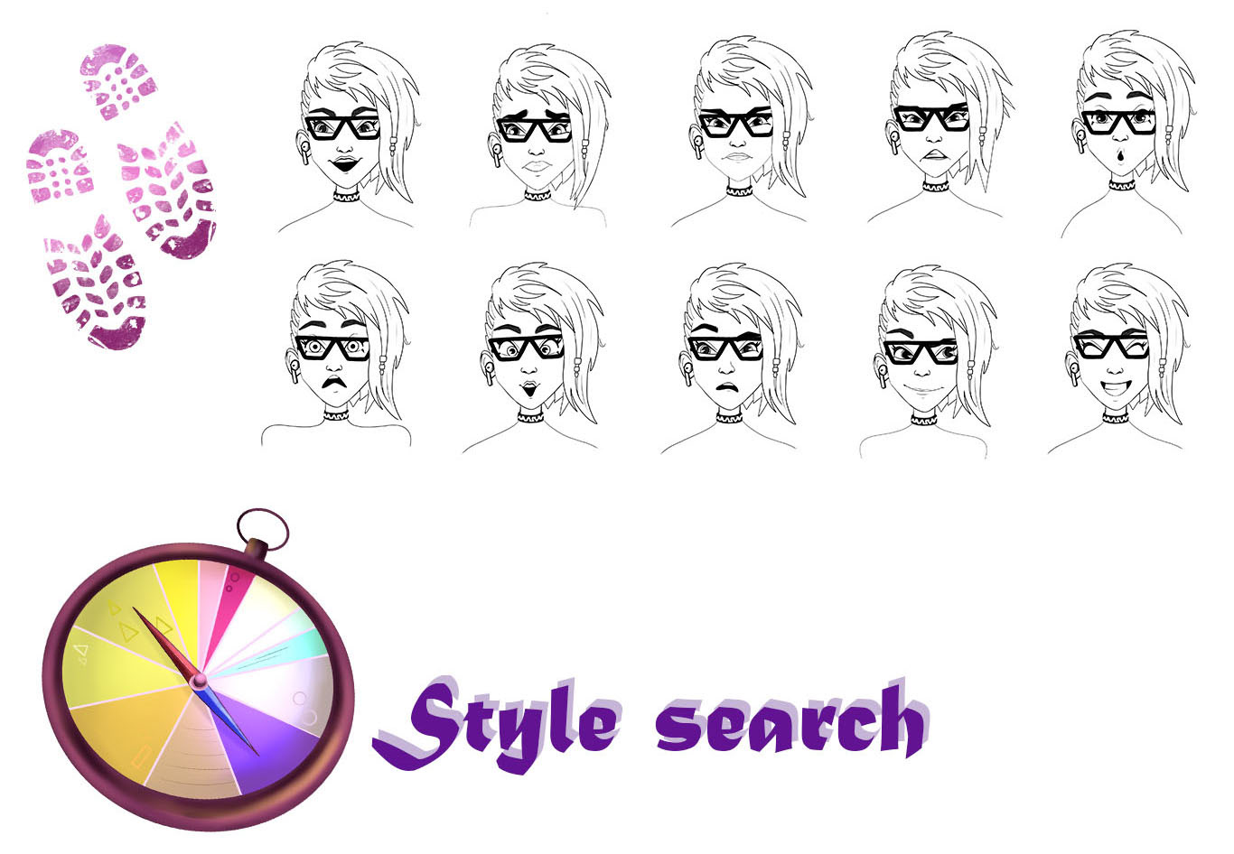 Character design spy girl — Изображение №2 — Иллюстрация на Dprofile