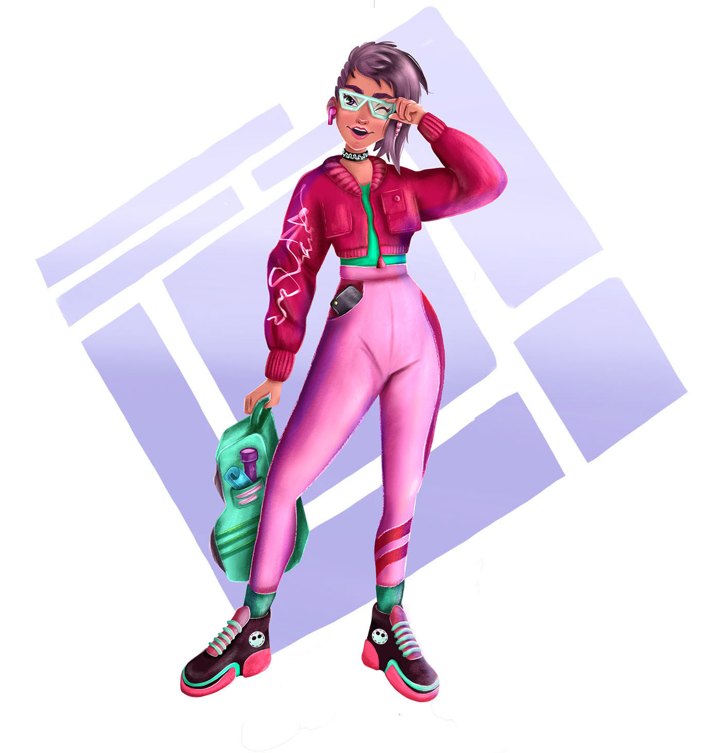 Character design spy girl — Изображение №8 — Иллюстрация на Dprofile