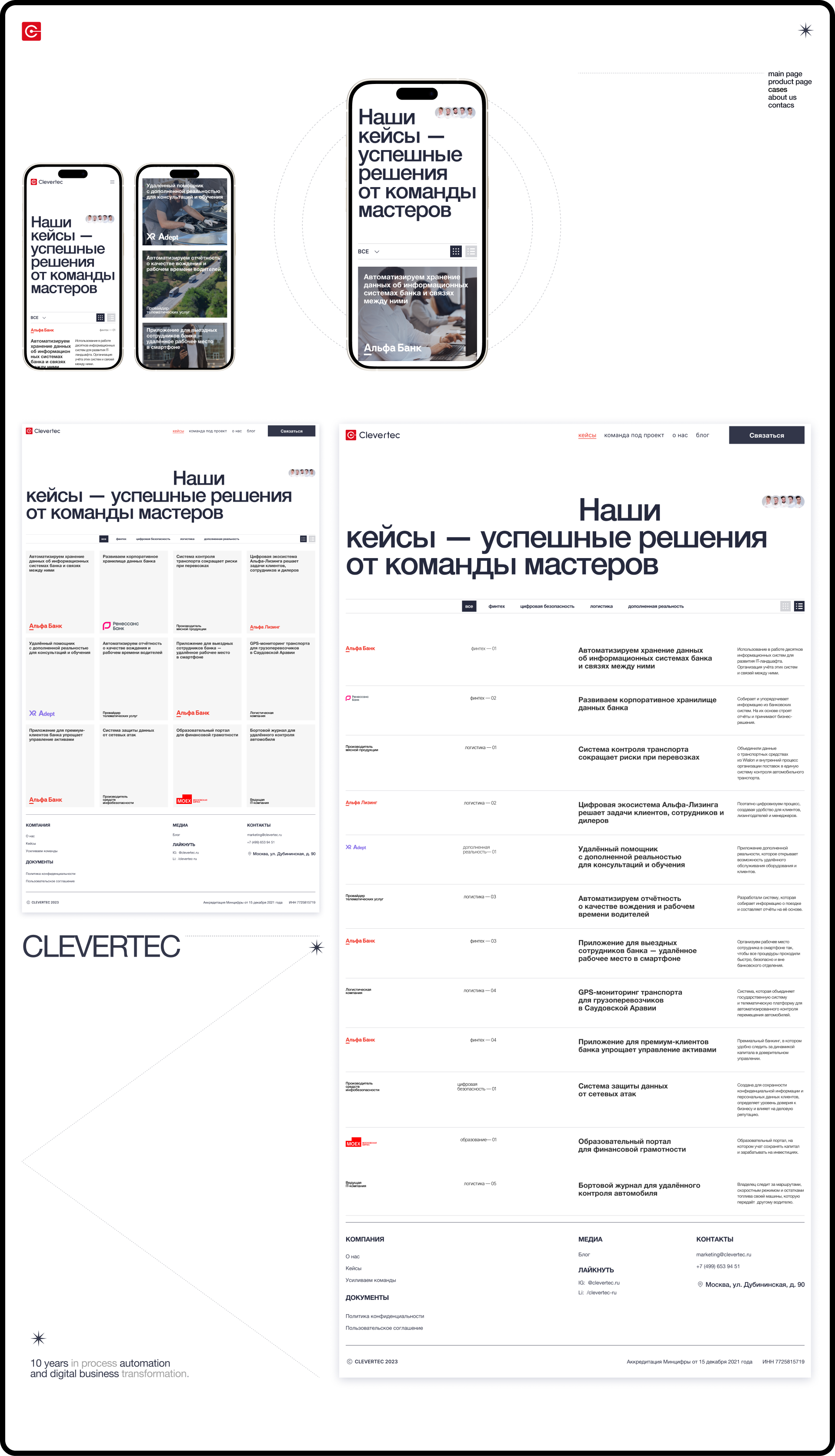 Clevertec | Corporate website | Redesign — Изображение №7 — Интерфейсы, Брендинг на Dprofile