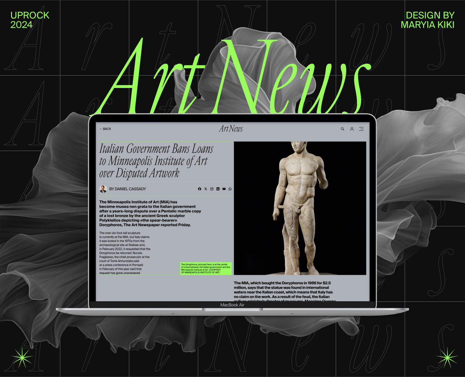 ArtNews | News website | Redesign — Интерфейсы на Dprofile