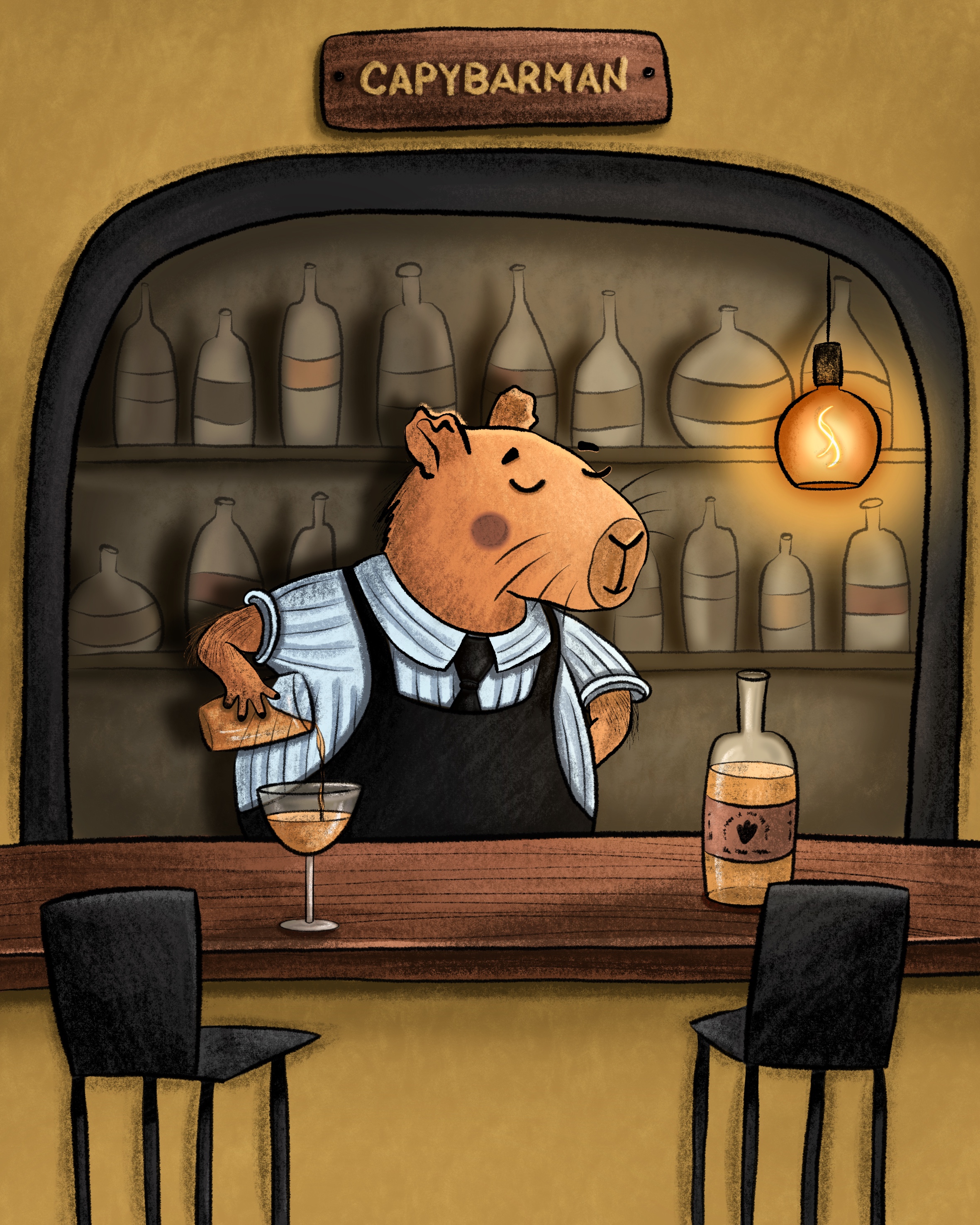 Капибармен — Изображение №3 — Иллюстрация на Dprofile