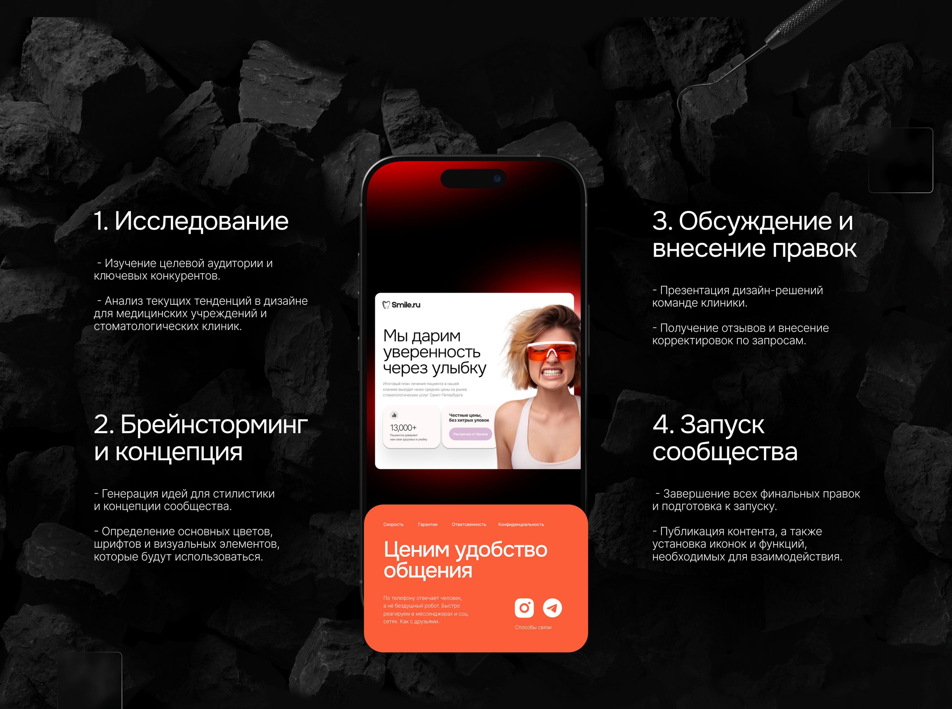 Оформление сообщества Вконтакте для стоматологии — Изображение №2 — Интерфейсы, Брендинг на Dprofile