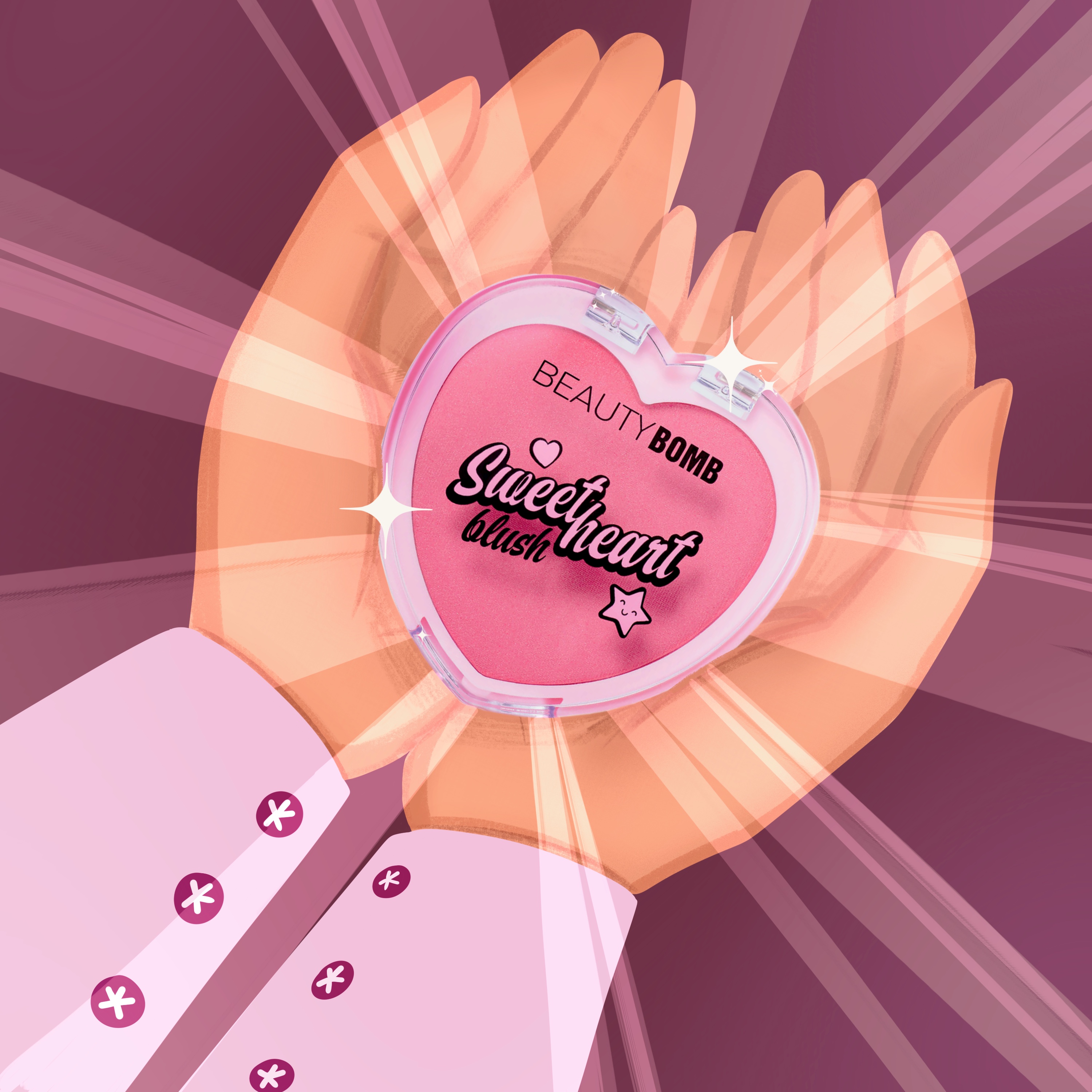 Иллюстрации для рекламы бренда косметики BEAUTY BOMB — Изображение №7 — Брендинг, Иллюстрация на Dprofile
