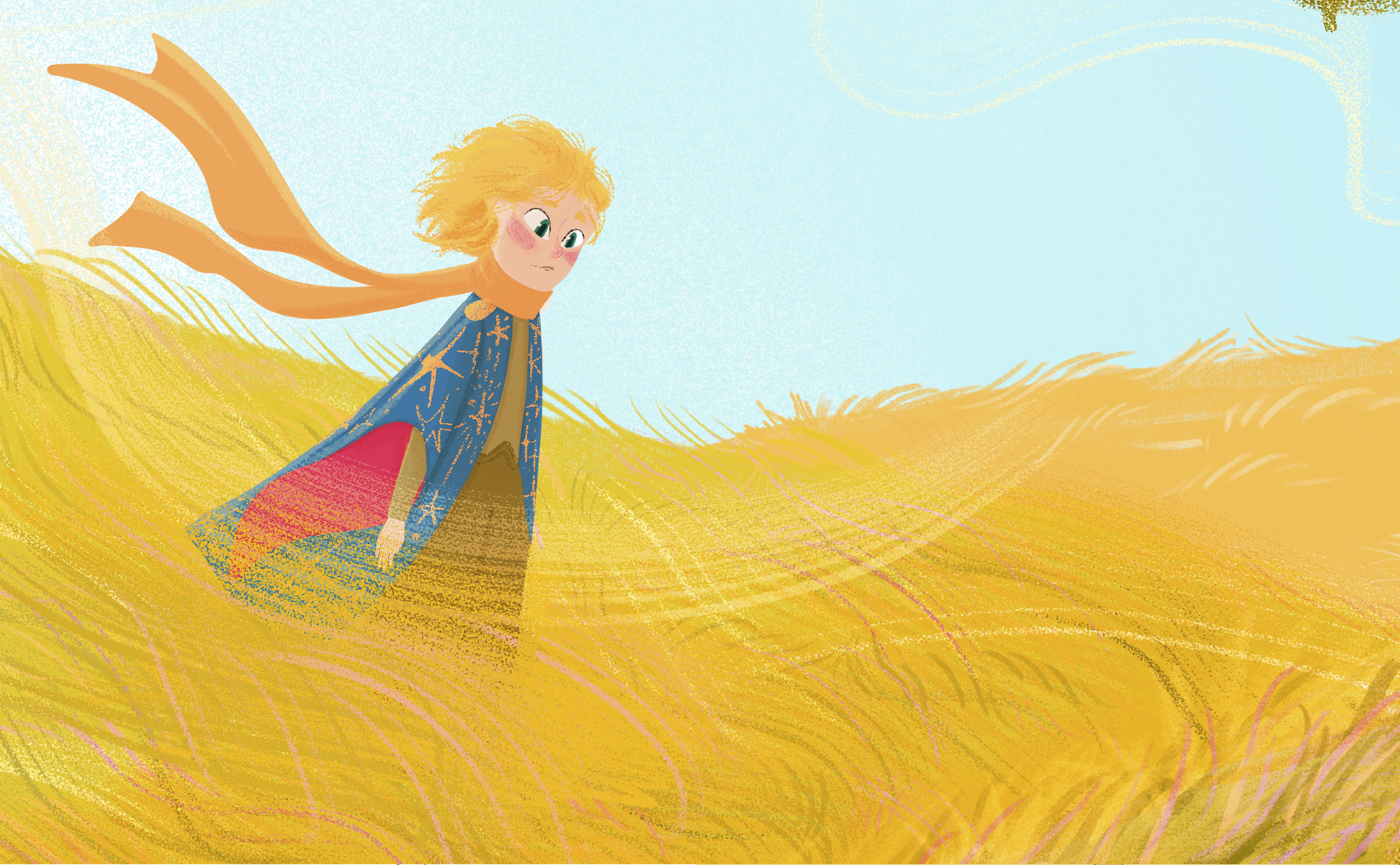 Иллюстрации и обложка для детской книги "Маленький принц" — Изображение №9 — Иллюстрация, Графика на Dprofile