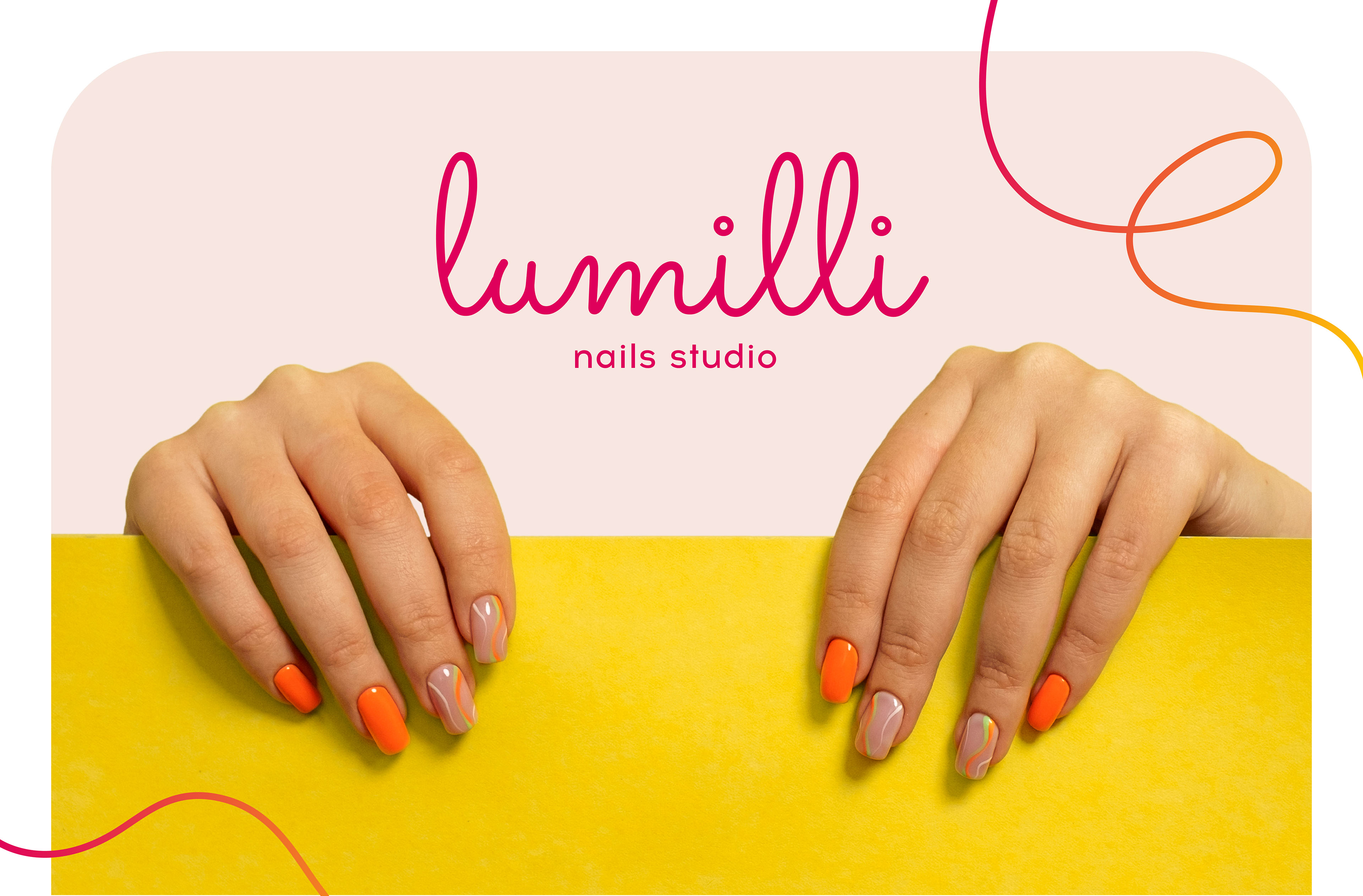 Lumilli nails studio / фирменный стиль — Изображение №1 — Брендинг, Графика на Dprofile