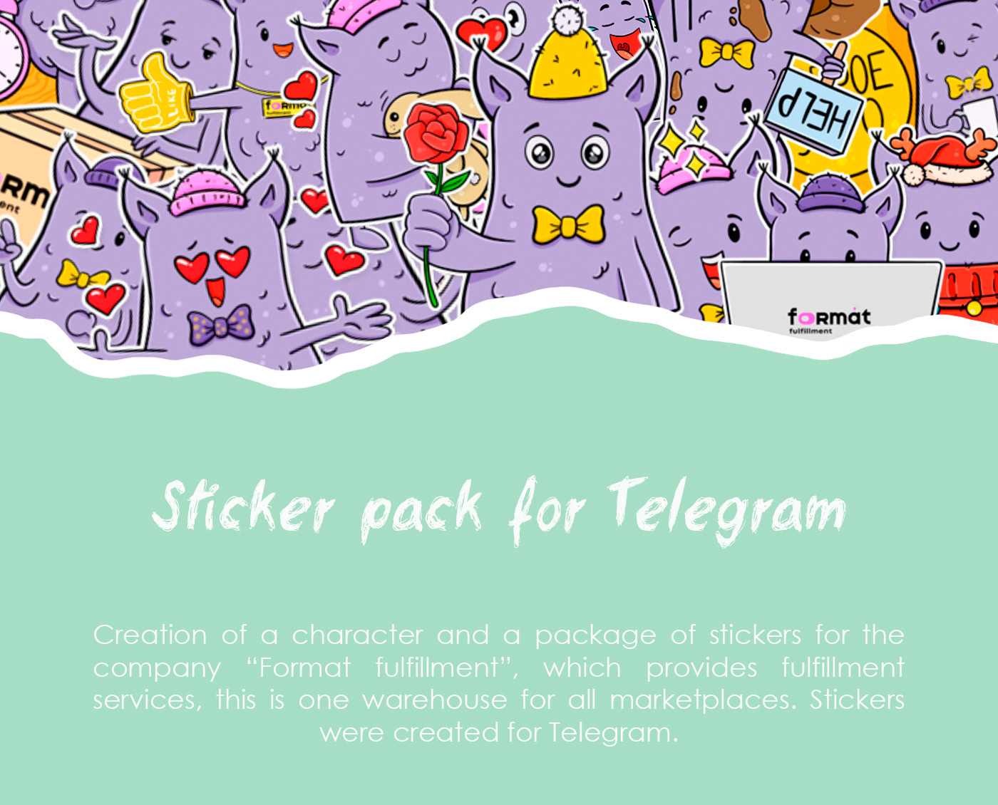Stickers for Telegram I Стикеры для Телеграм — Изображение №1 — Иллюстрация на Dprofile