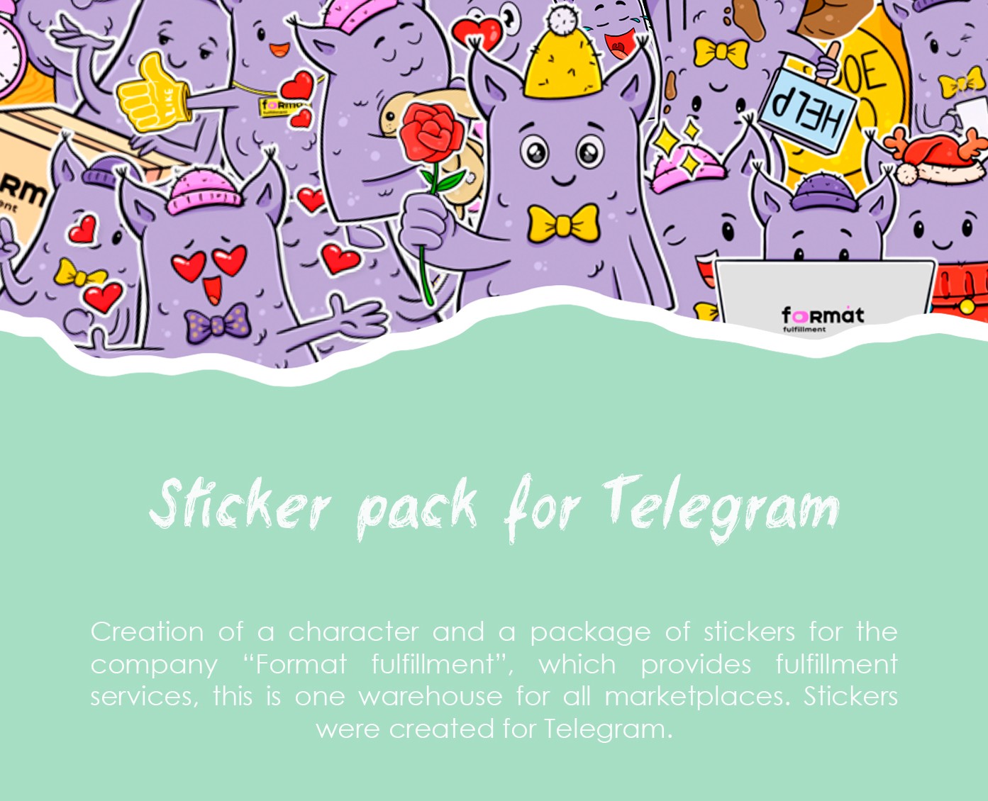 Stickers for Telegram I Стикеры для Телеграм — Иллюстрация на Dprofile