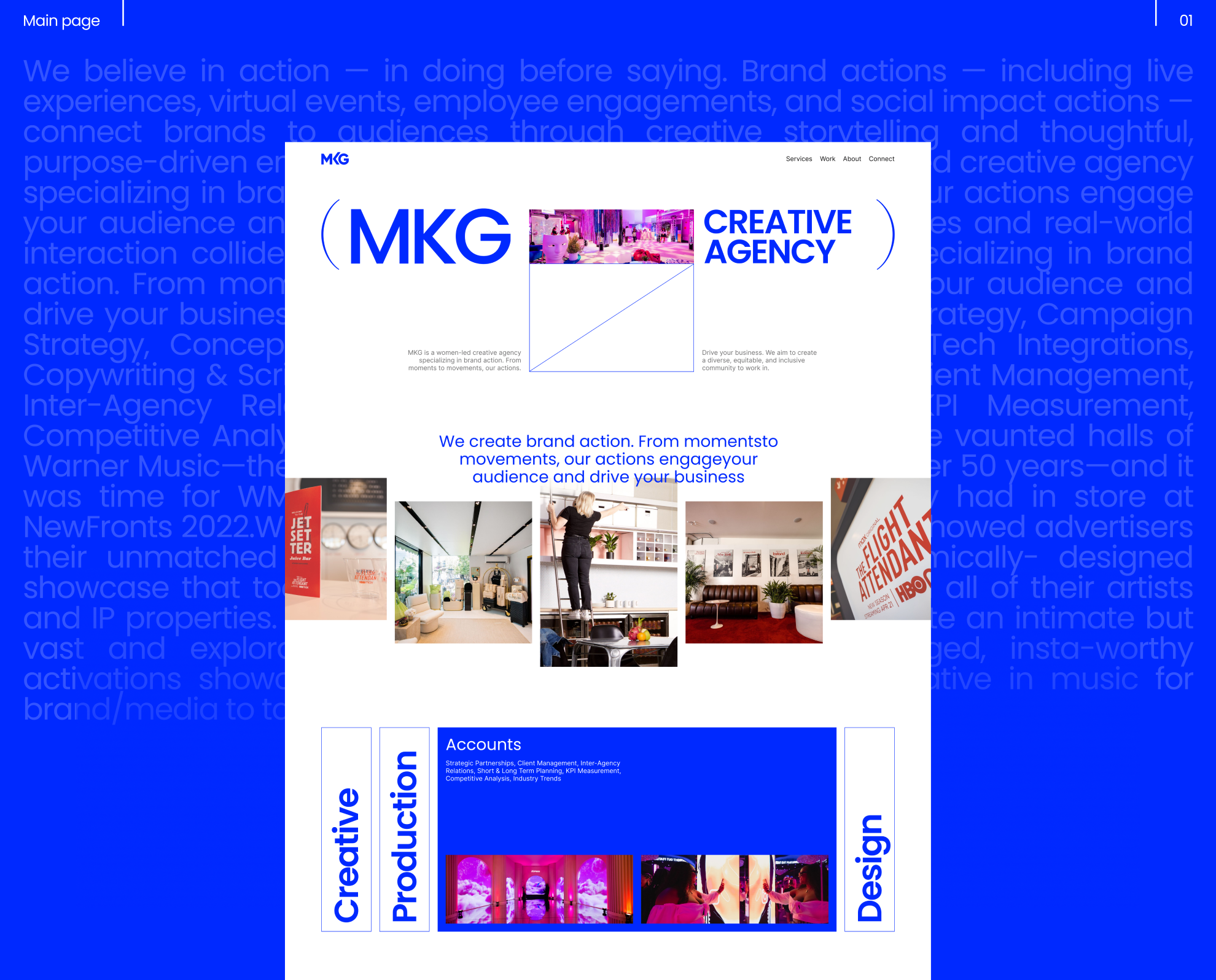 MKG Agency E-commerce — Изображение №3 — Интерфейсы, Брендинг на Dprofile