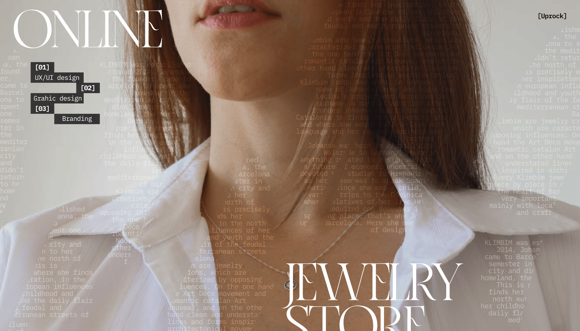 Klimbim онлайн магазин украшений | E-commerce — Изображение №1 — Интерфейсы, Брендинг на Dprofile