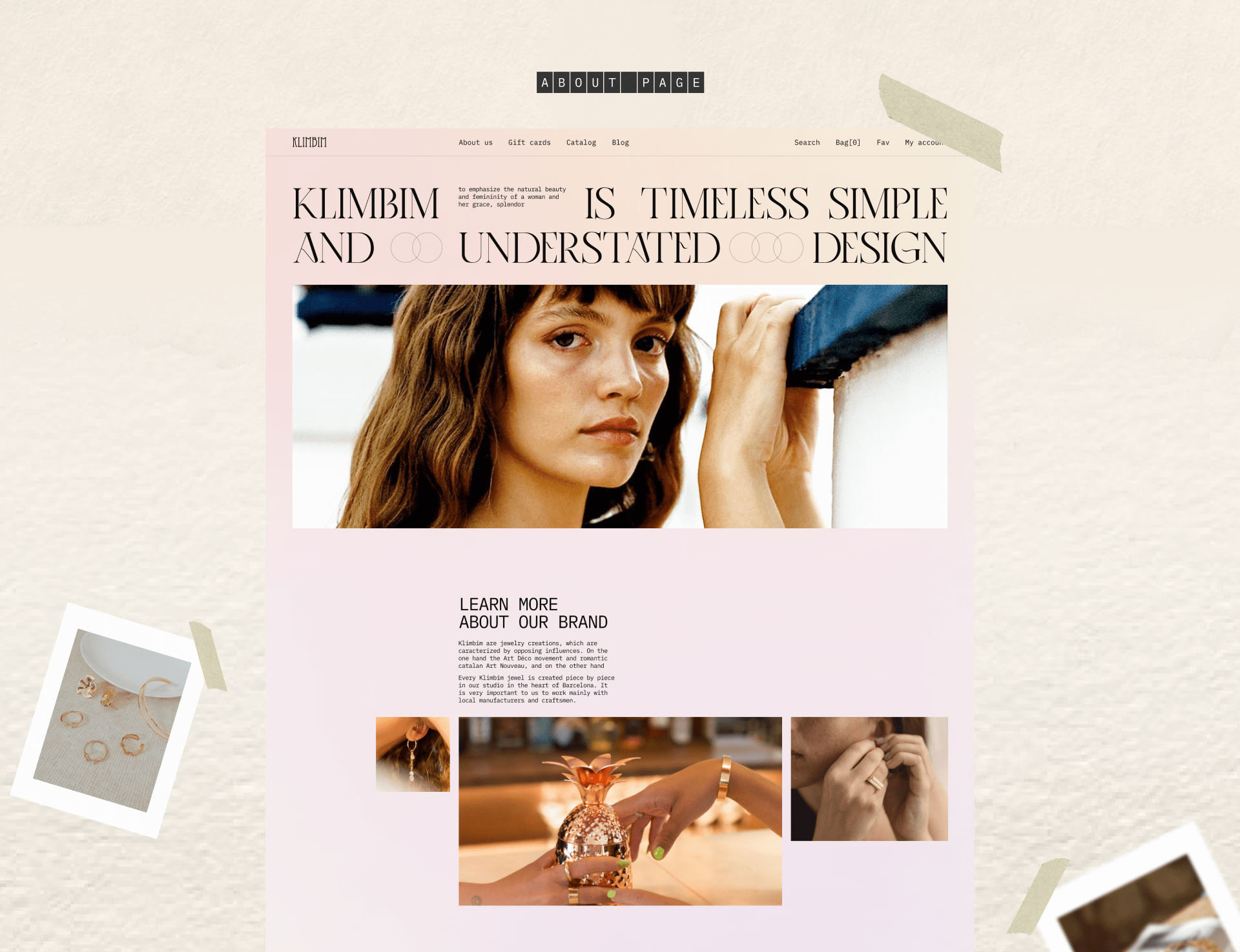 Klimbim онлайн магазин украшений | E-commerce — Изображение №12 — Интерфейсы, Брендинг на Dprofile