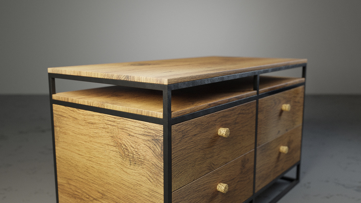 Loft Loft Loft Furniture. 3D Visualization — Изображение №15 — Графика, 3D на Dprofile
