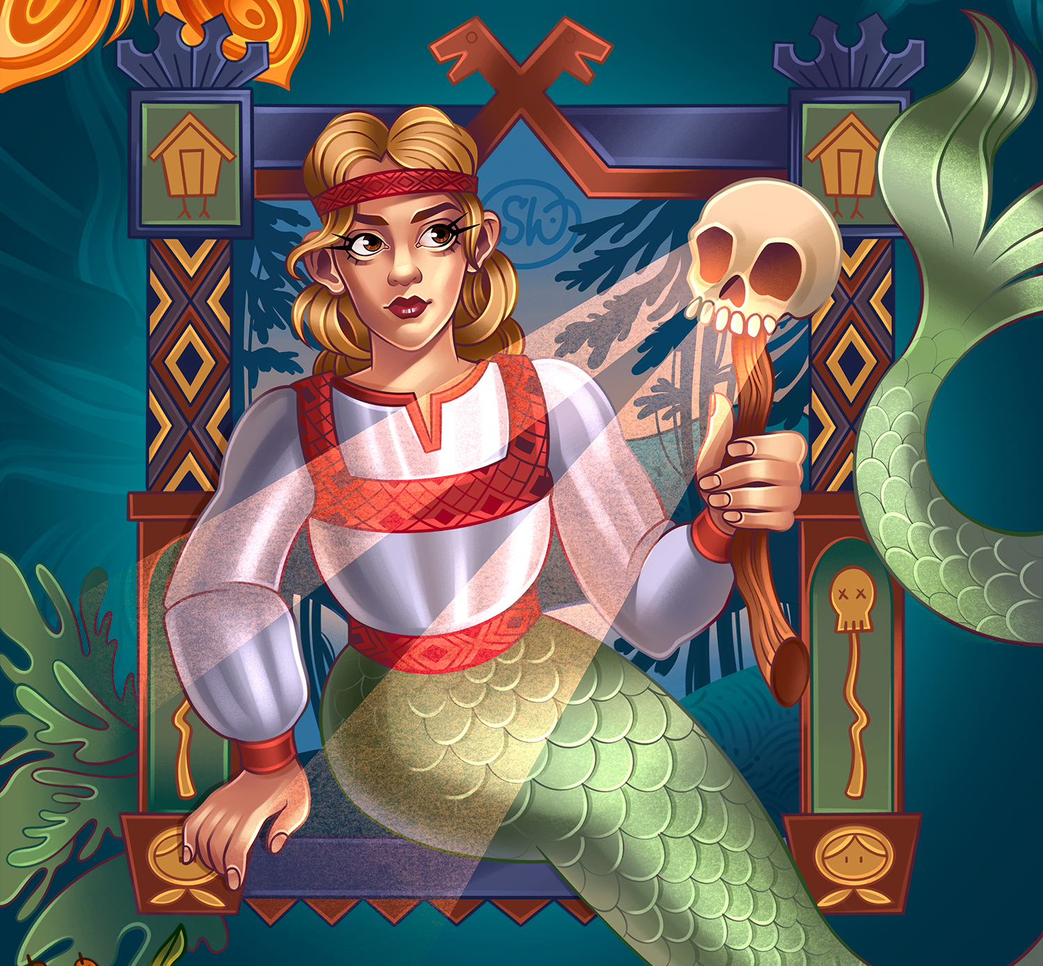 MERMAY Русские сказки. MERMAY 2025 — Изображение №5 — Иллюстрация на Dprofile