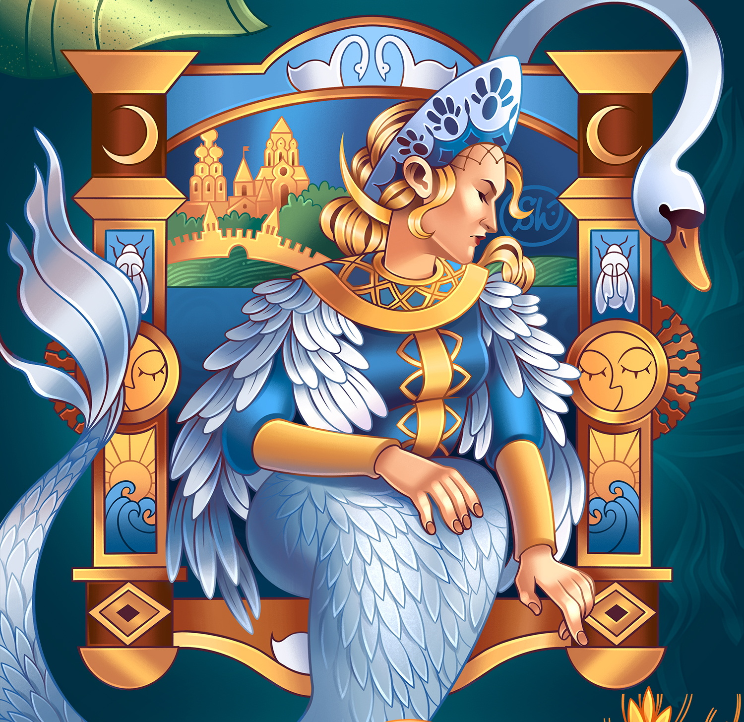 MERMAY Русские сказки. MERMAY 2025 — Изображение №3 — Иллюстрация на Dprofile