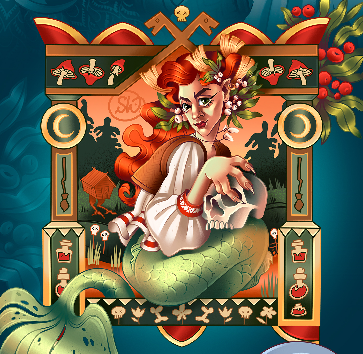 MERMAY Русские сказки. MERMAY 2025 — Изображение №2 — Иллюстрация на Dprofile