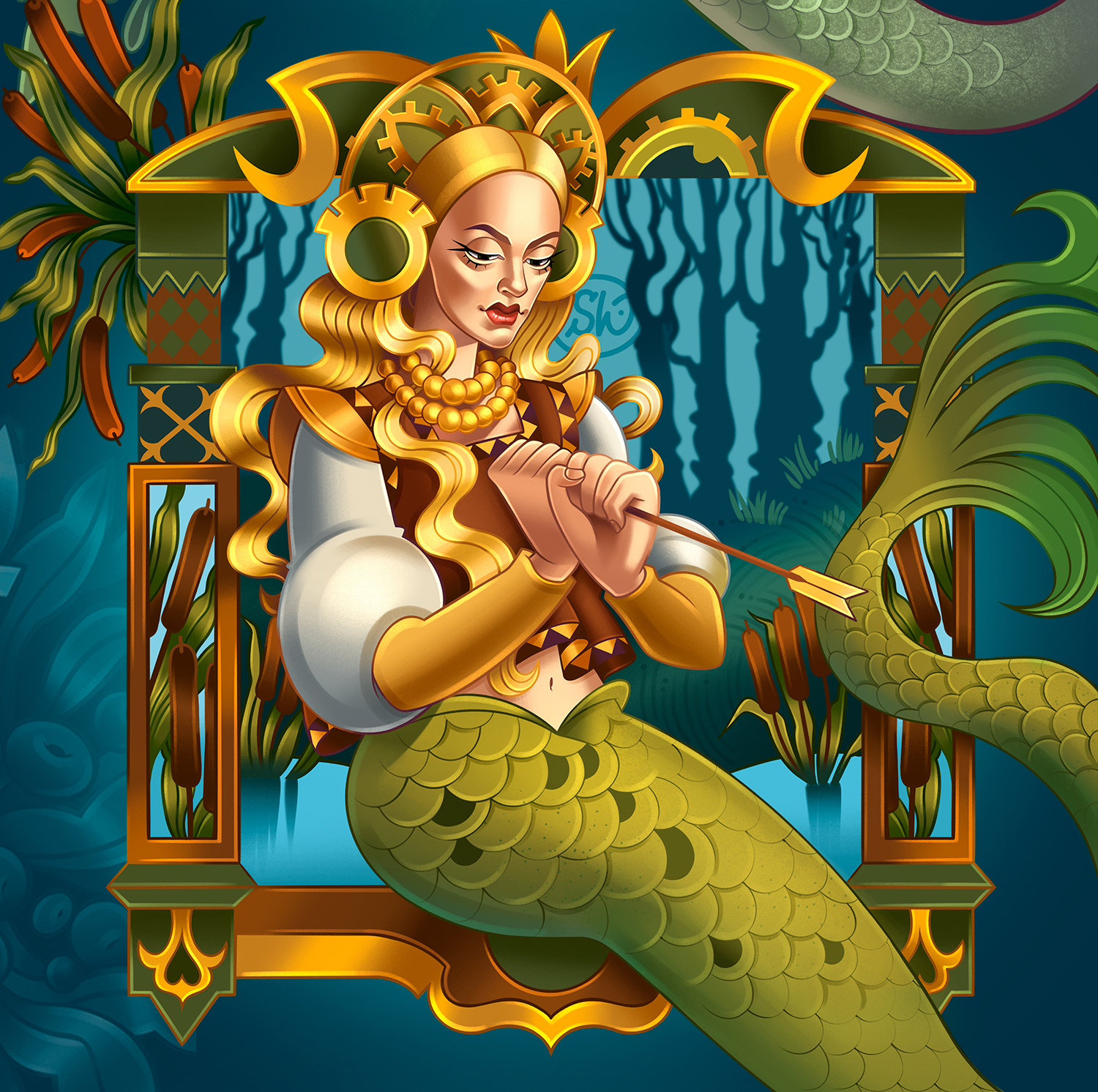 MERMAY Русские сказки. MERMAY 2025 — Изображение №6 — Иллюстрация на Dprofile