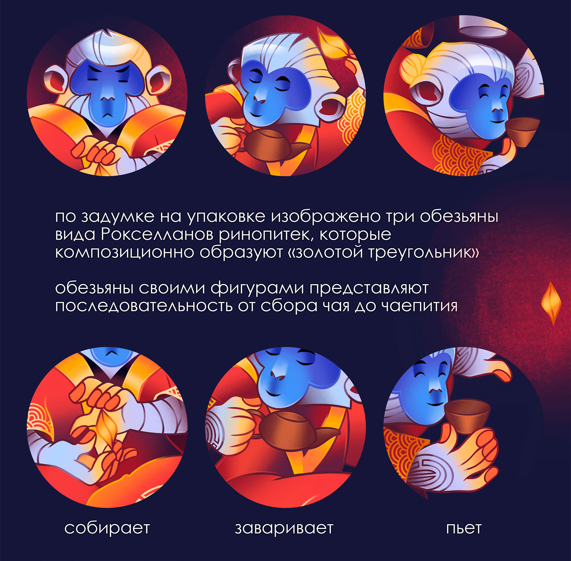 Качаем дизайн 2024. Дизайн упаковки чая — Изображение №4 — Брендинг, Иллюстрация на Dprofile