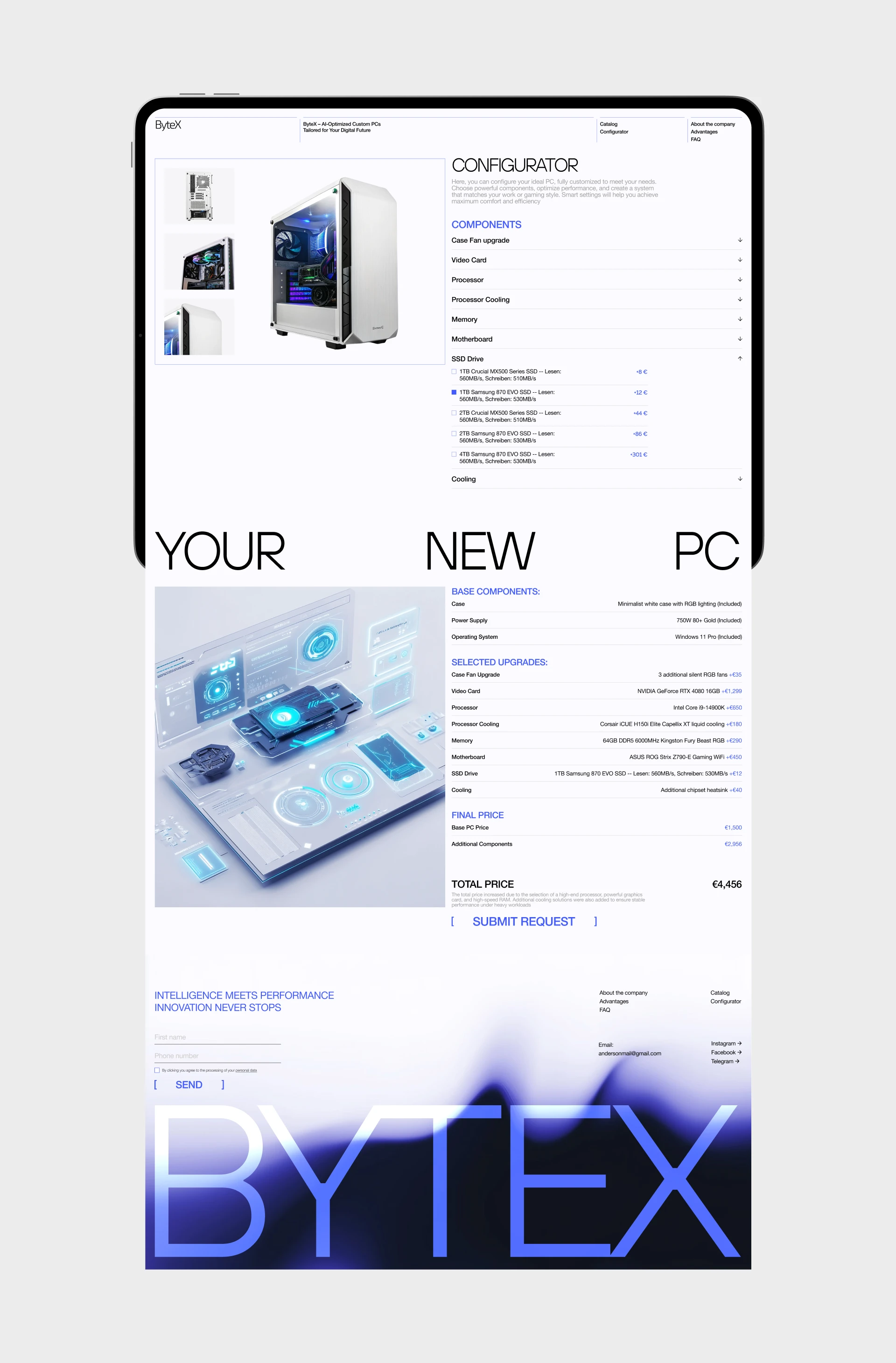 BYTEX | Website — Изображение №11 — Интерфейсы, Анимация на Dprofile