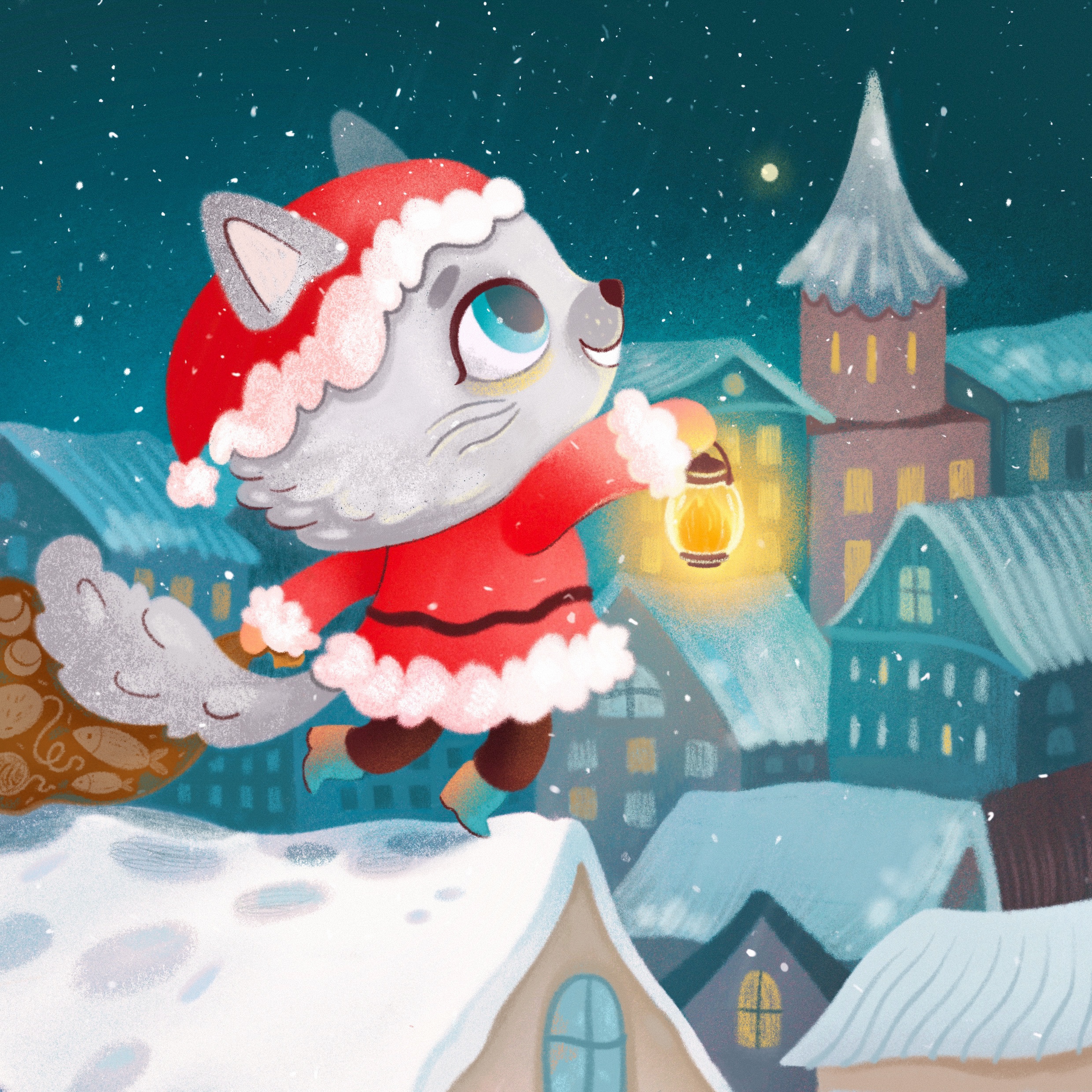 Сказочная зима — иллюстрации — Изображение №3 — Иллюстрация на Dprofile