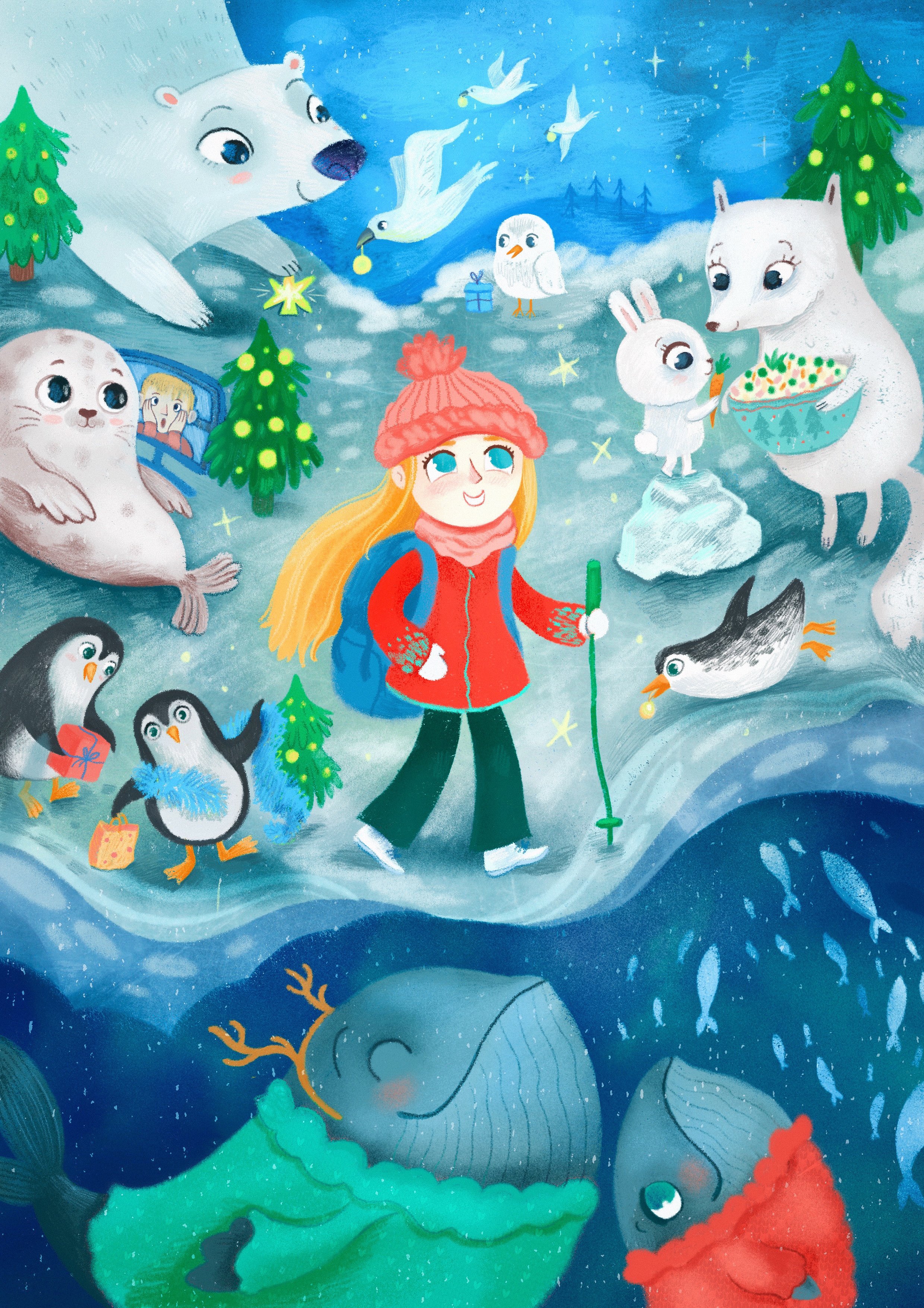 Сказочная зима — иллюстрации — Изображение №1 — Иллюстрация на Dprofile