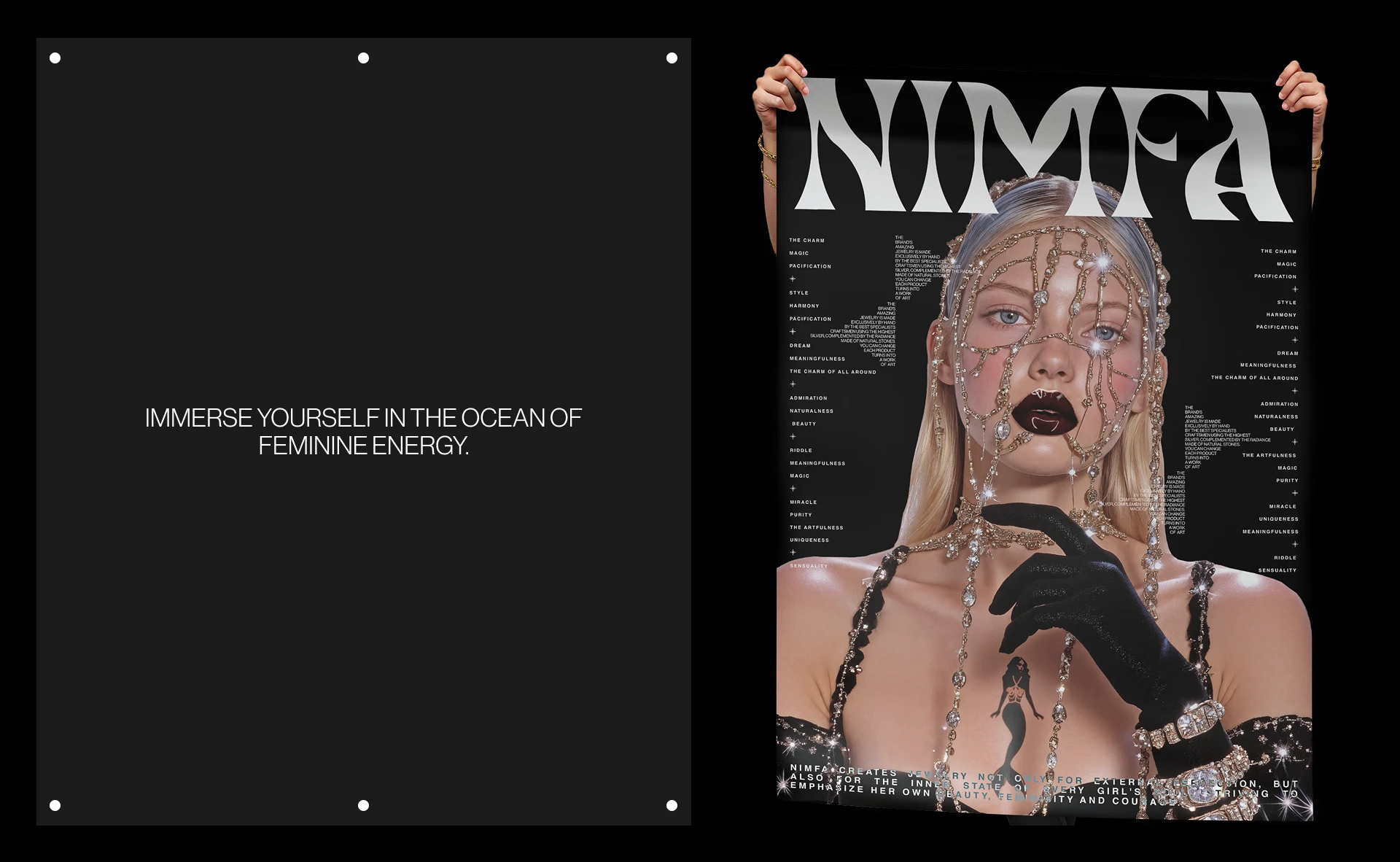 Айдентика для бренда NIMFA — Изображение №16 — Брендинг на Dprofile