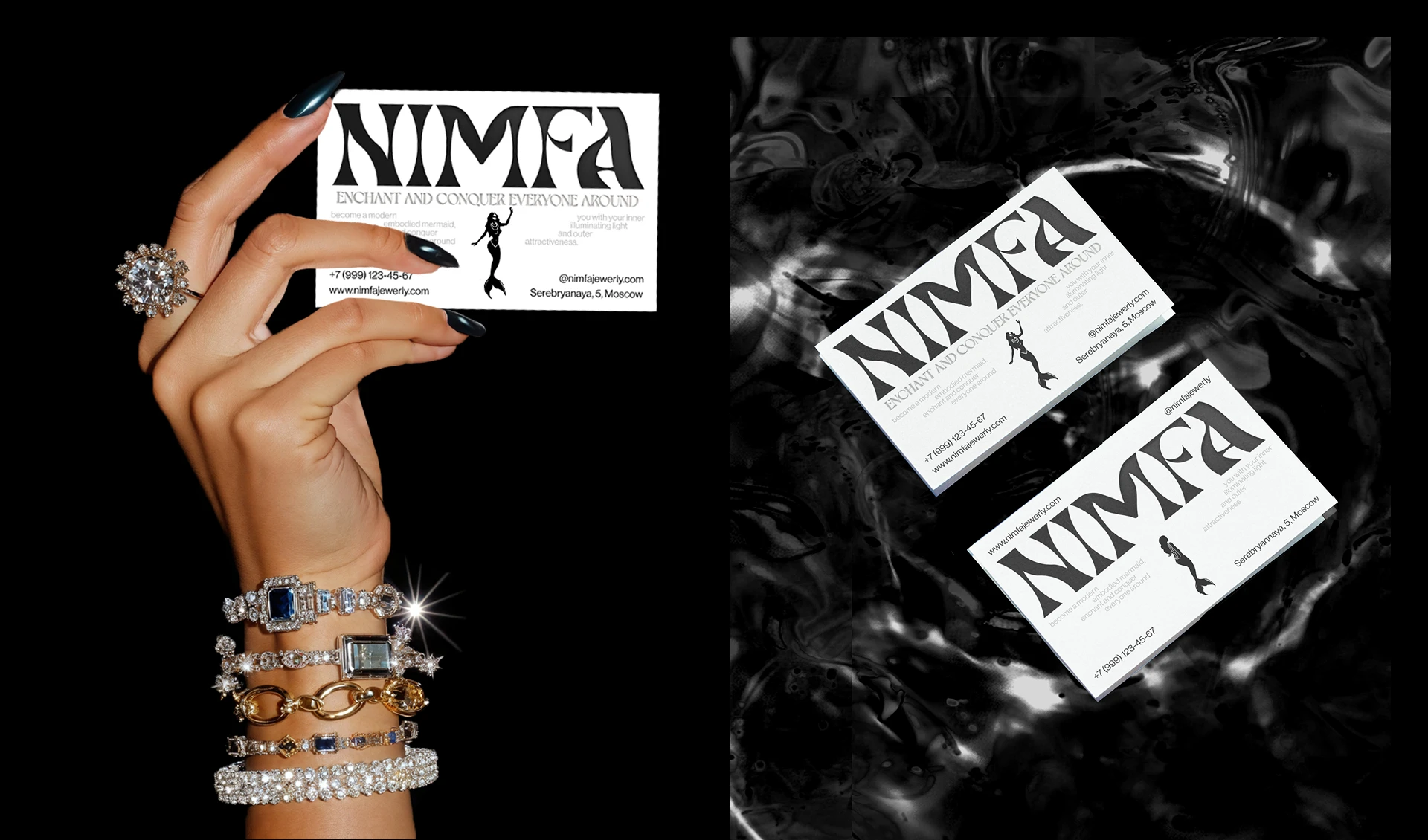 Айдентика для бренда NIMFA — Изображение №7 — Брендинг на Dprofile